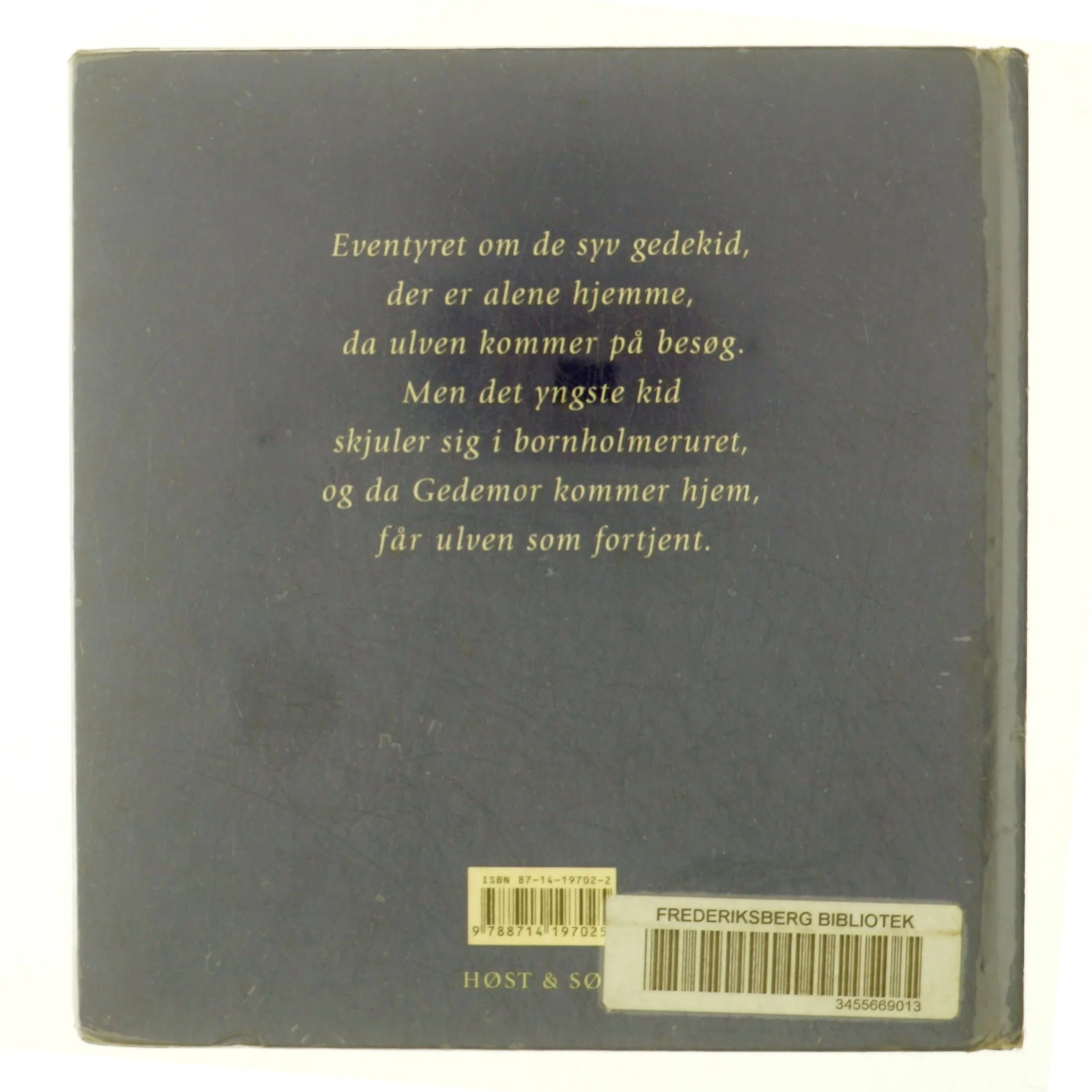 Ulven og de syv gedekid af Martin Leighton Eliasen (Bog)