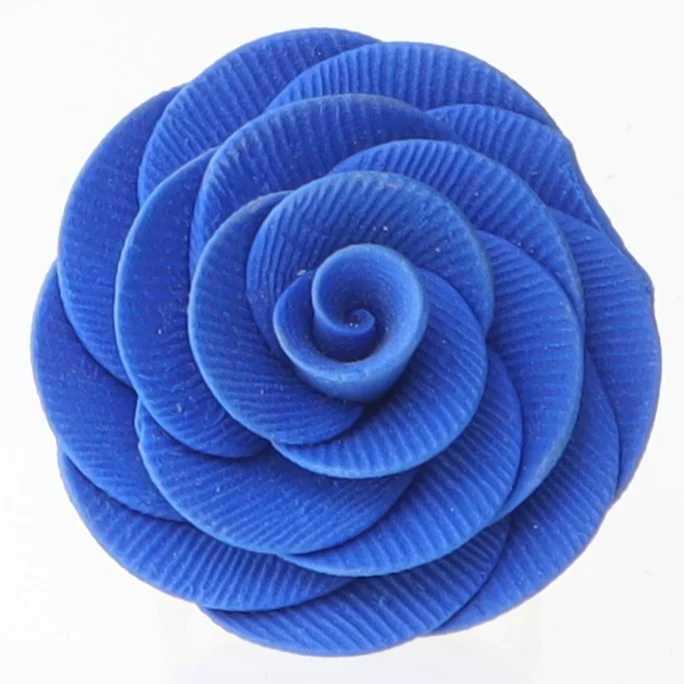 Blå blomsterring (str. 51 mm)