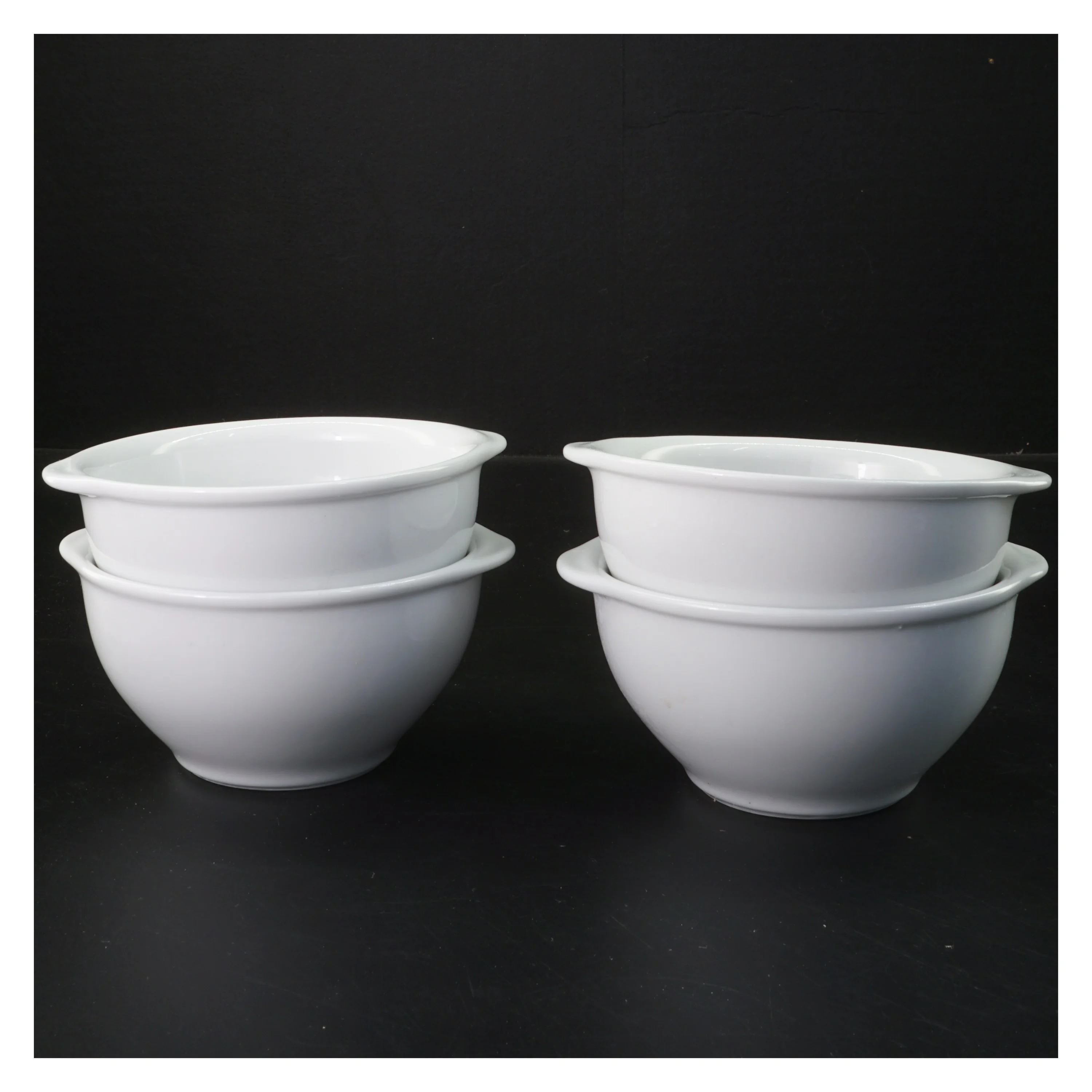 Keramiske skåle, 4 stk. fra Keraflour (str. 4 stk Ø 13 cm)