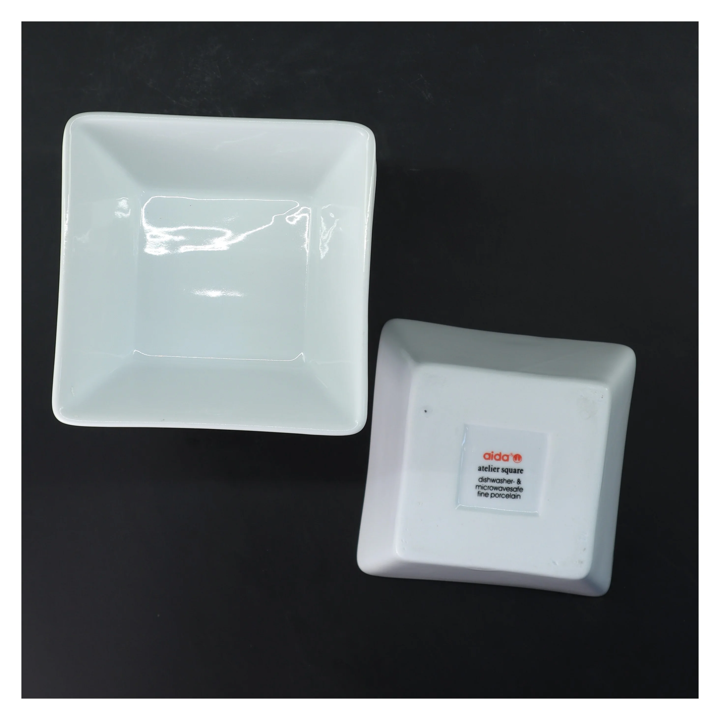 Porcelænsskåle, 6 stk. 12x12 cm fra Aida (str. 6 stk 12x12 cm)