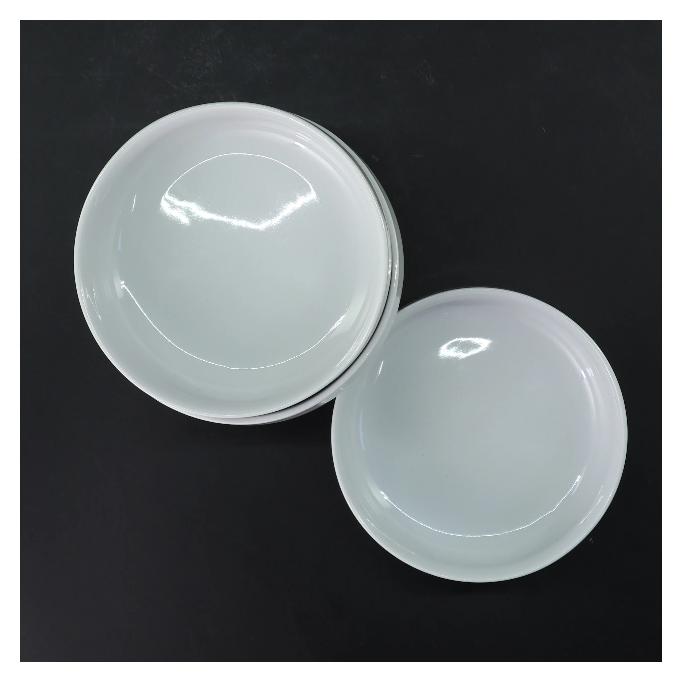 Sæt af 4 hvide skåle (str. 4 stk Ø 13 cm)