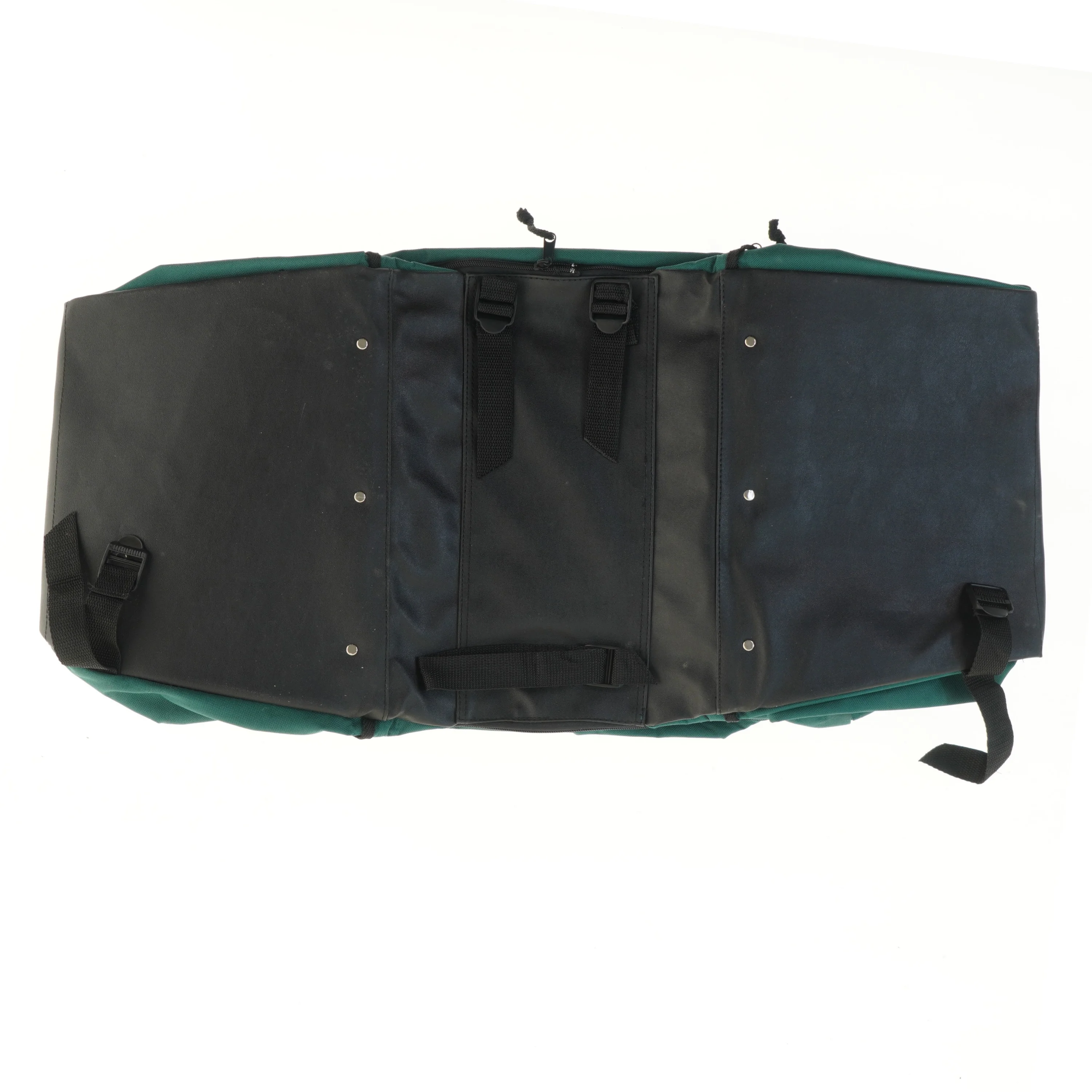 Grøn cykeltaske (str. 76,5x35,5 cm)