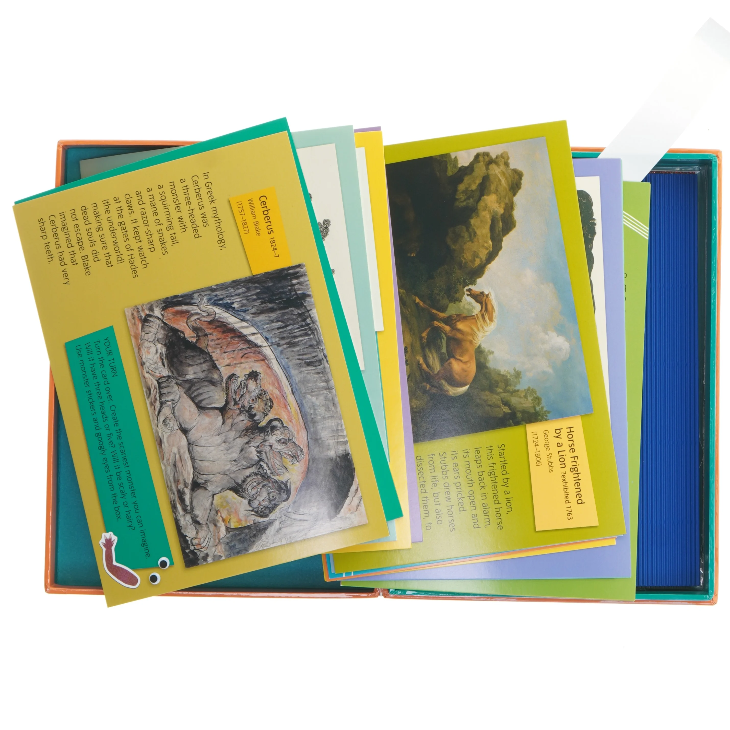 15 kunstaktivitet kort om dyr (str. 23x17 cm)