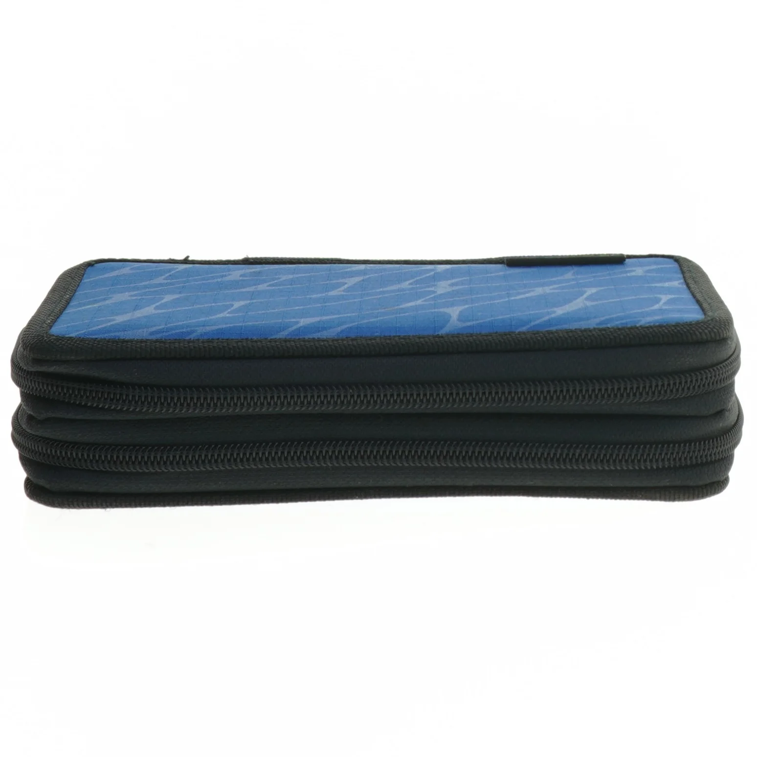 Blå penalhus med saks og blyant (str. 20x12,5 cm)