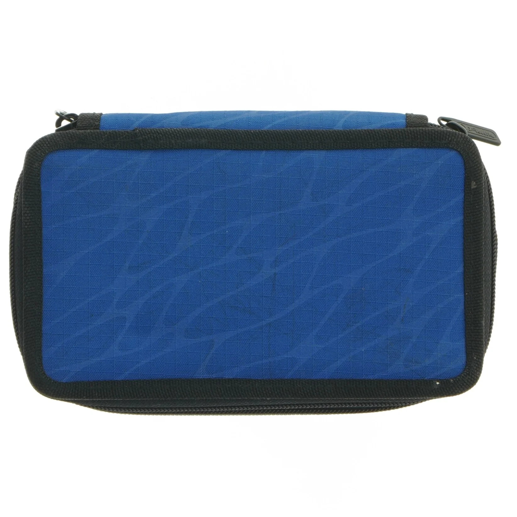 Blå penalhus med saks og blyant (str. 20x12,5 cm)