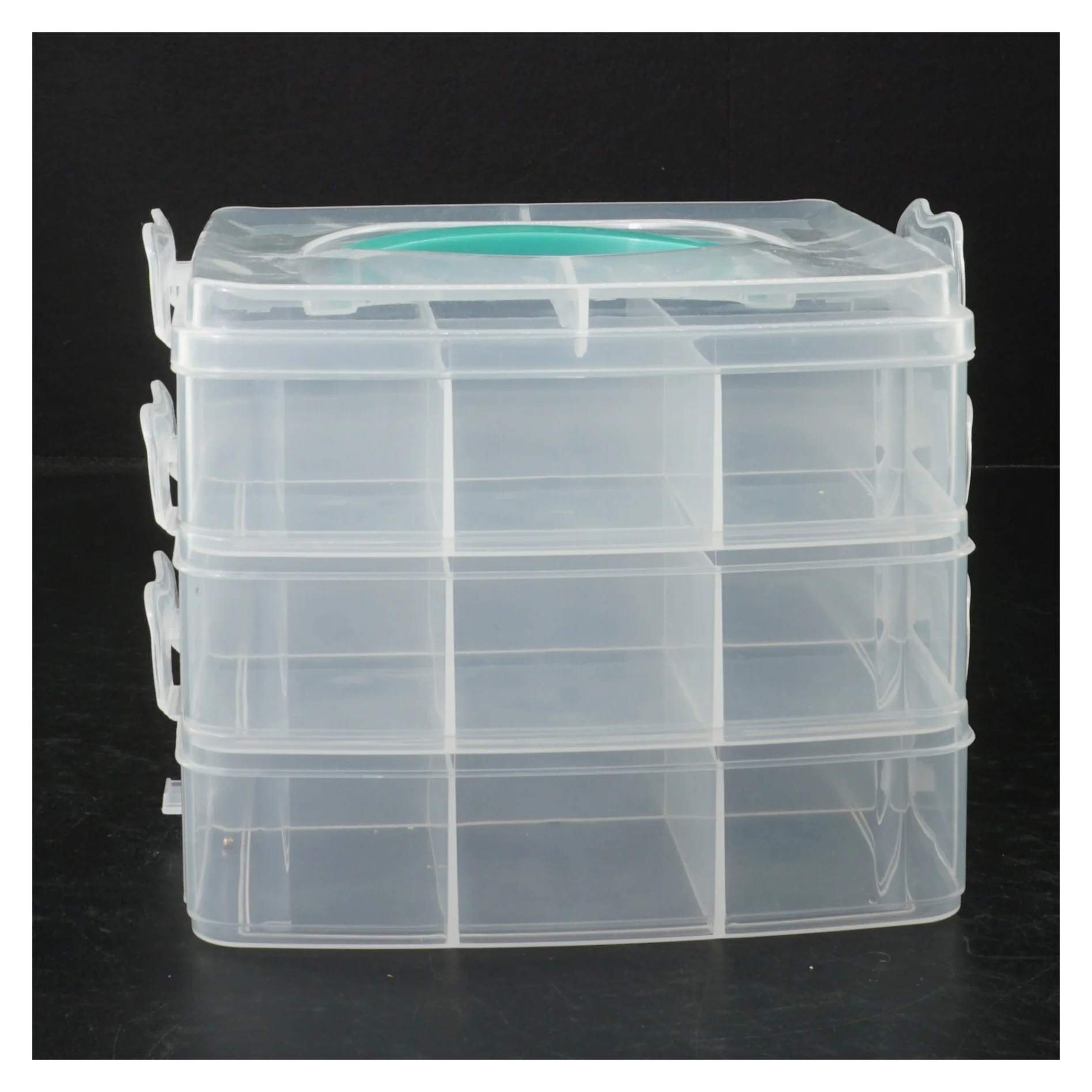 Stabelbare opbevaringskasser (str. 15 x 13 cm)