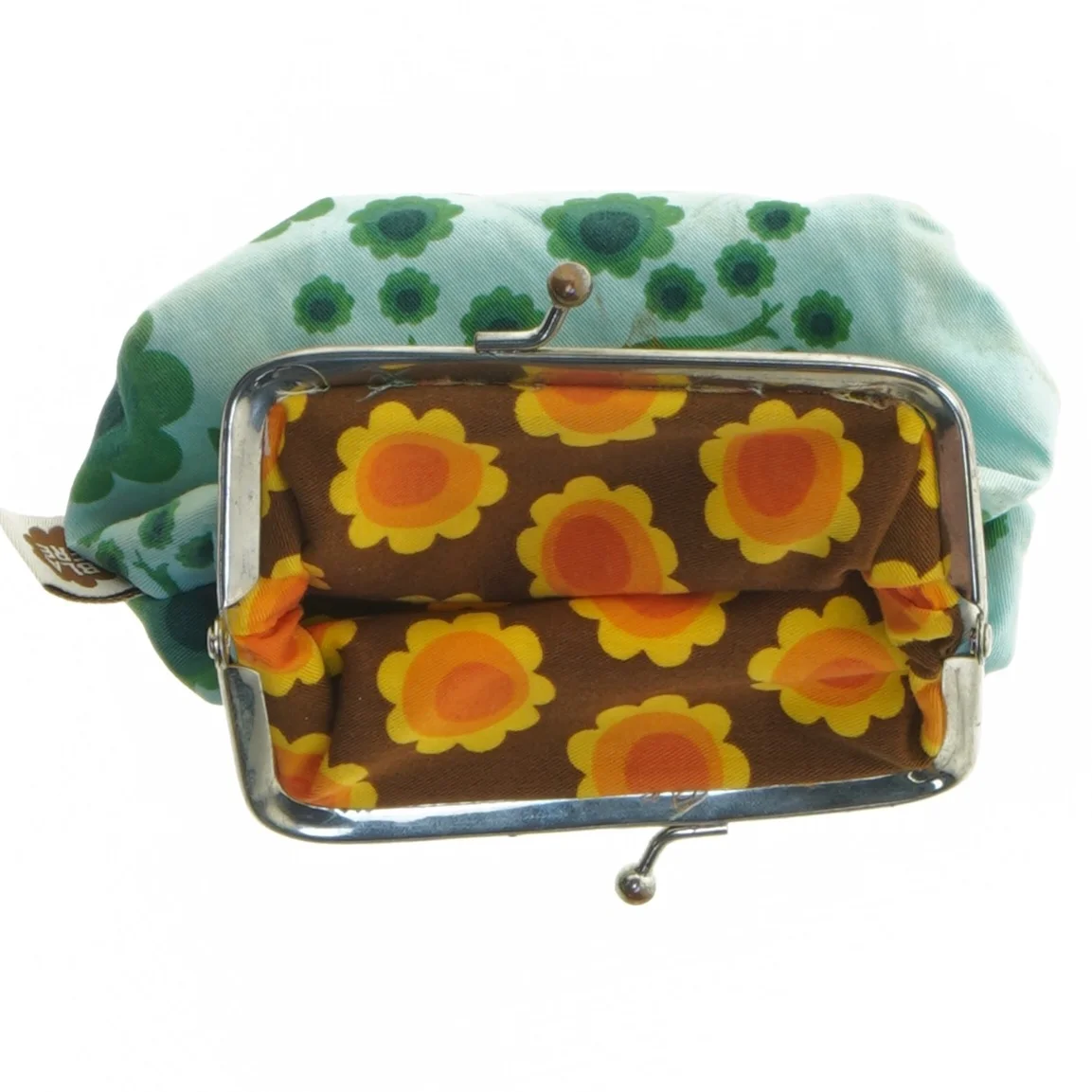 Mønstret pung med ugler fra Blafre (str. 12x10,5 cm)