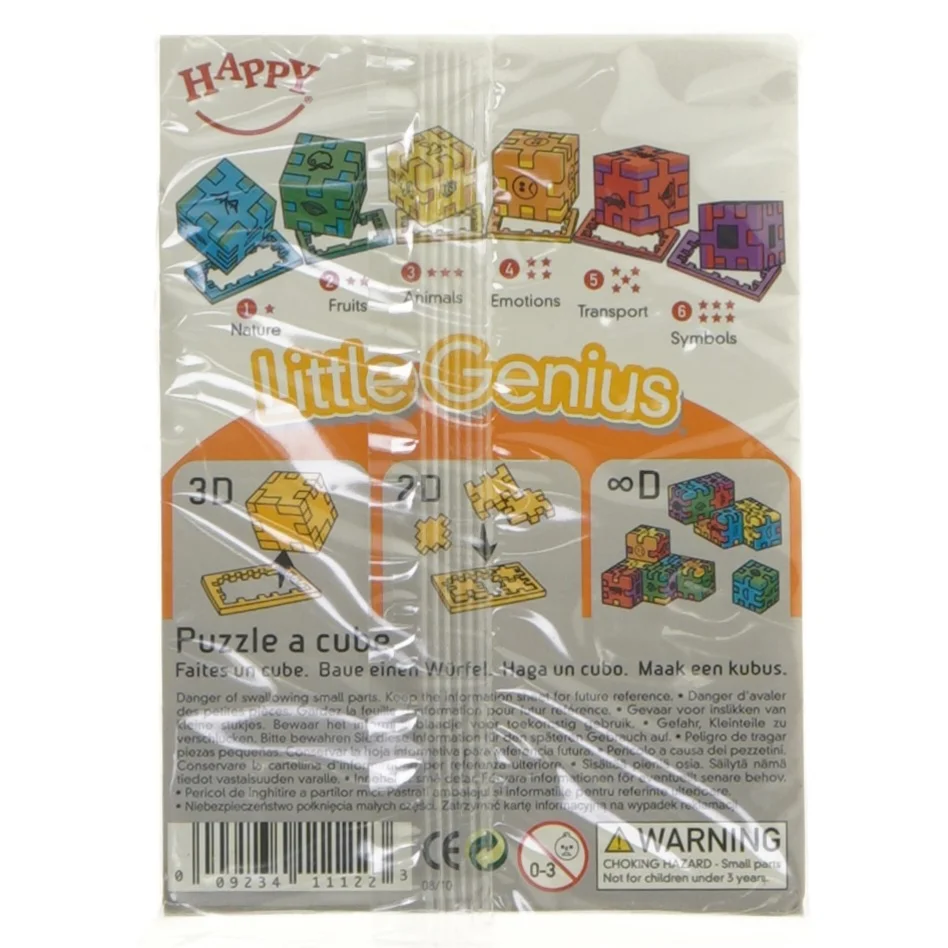 Little Genius puslespilsæt fra Happy (str. 2 styk)