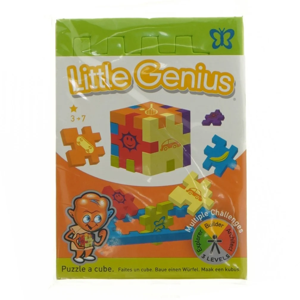 Little Genius puslespilsæt fra Happy (str. 2 styk)