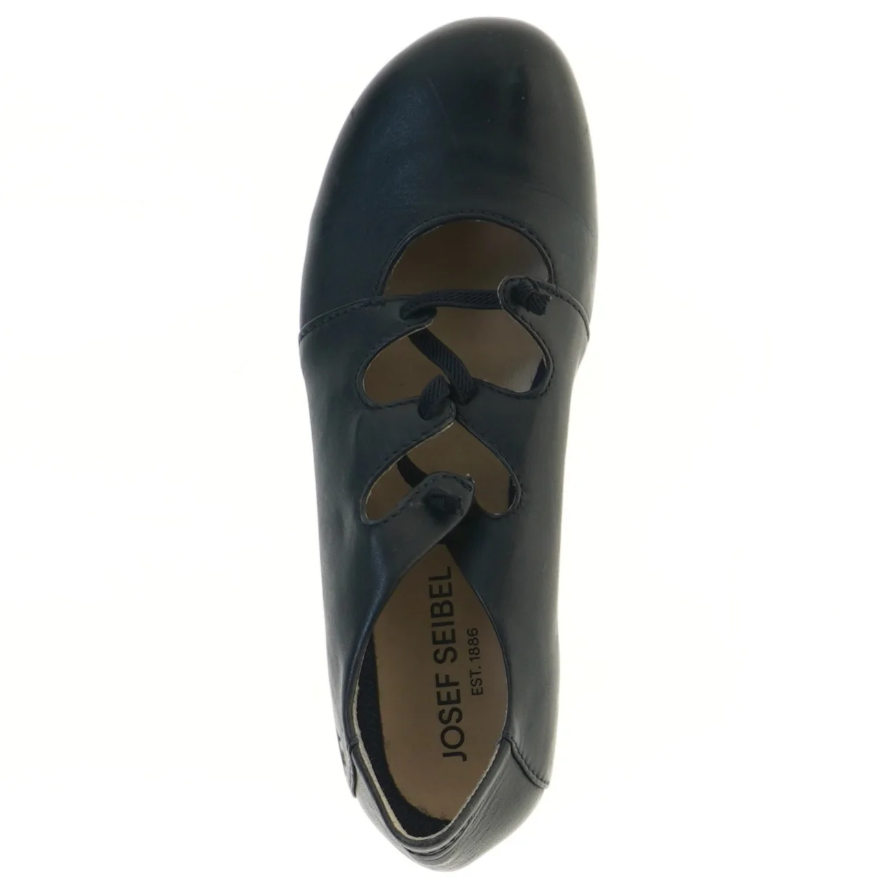 Sort damesko med snørre fra Josef Seibel (str. 38 )