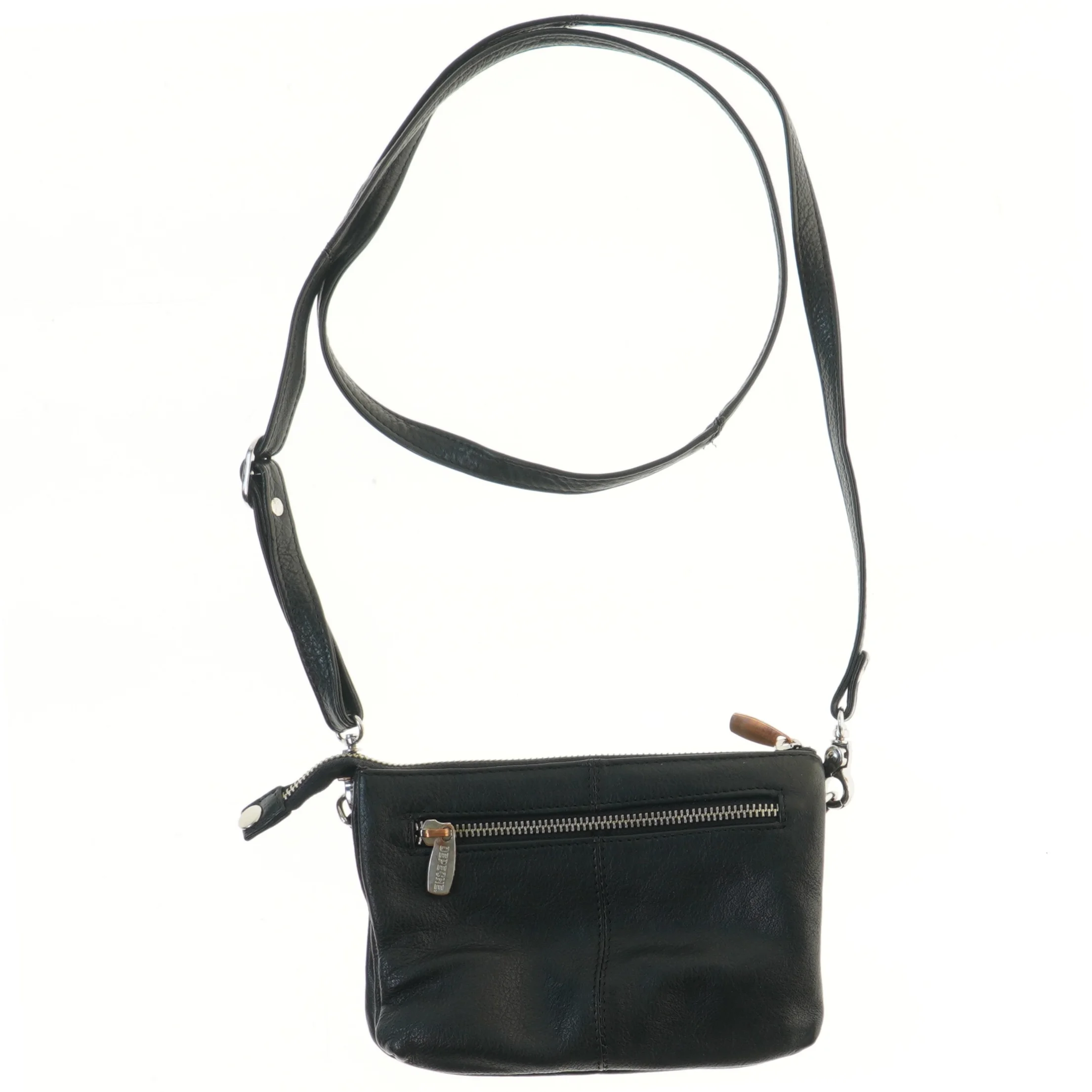 Lille sort skuldertaske fra Depeche (str. 19x14 cm)