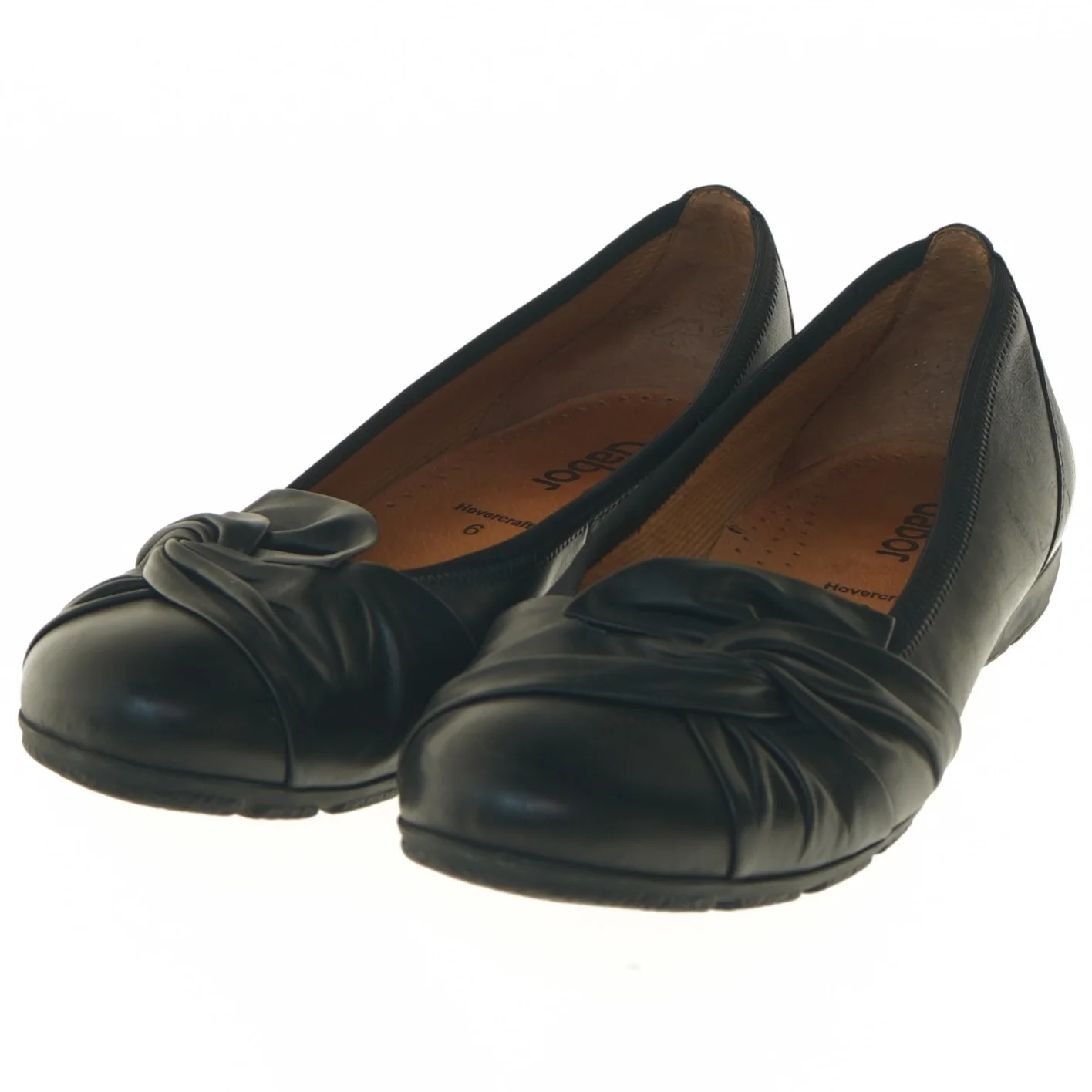 Sort ballerina sko fra Gabor (str. 37 cm)