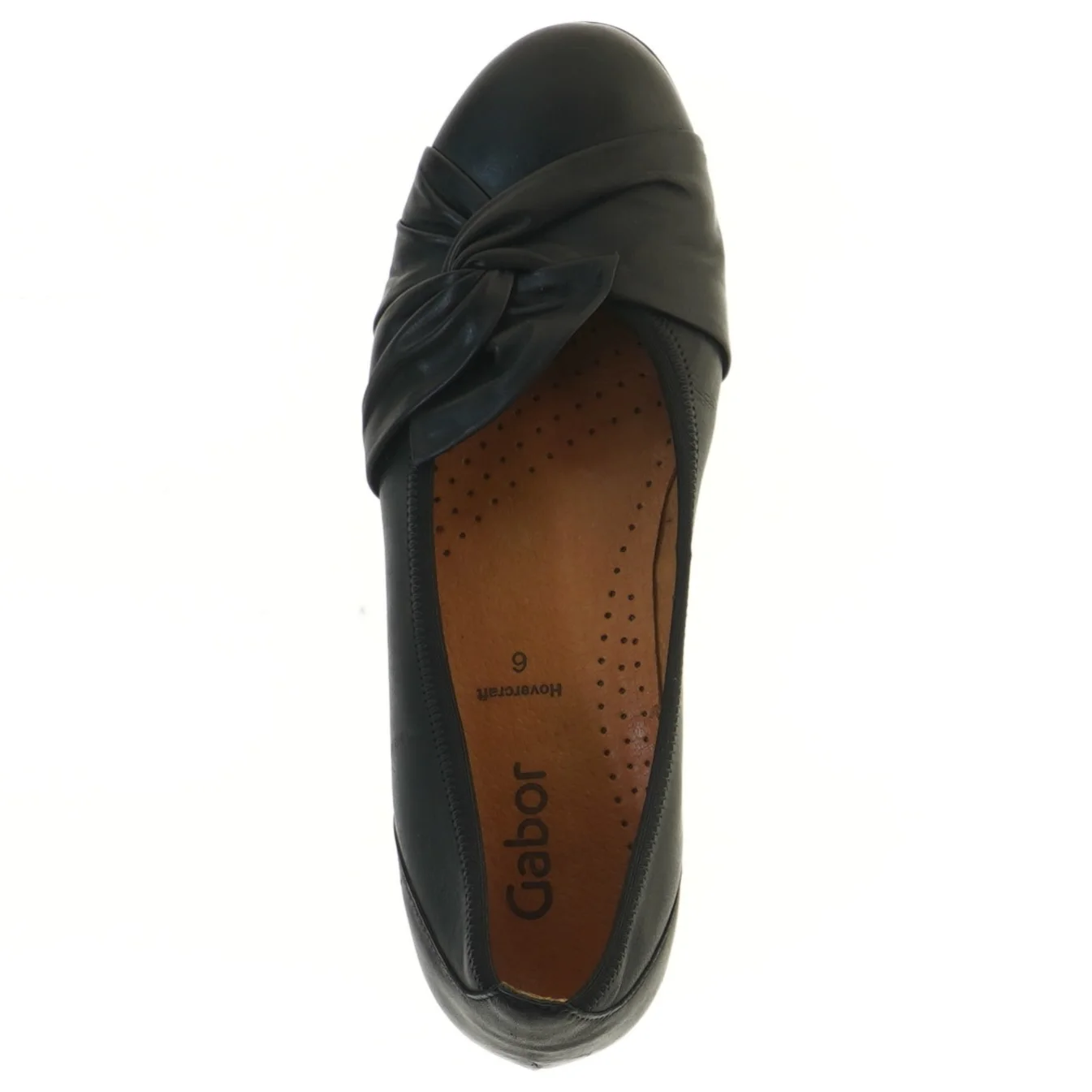 Sort ballerina sko fra Gabor (str. 37 cm)