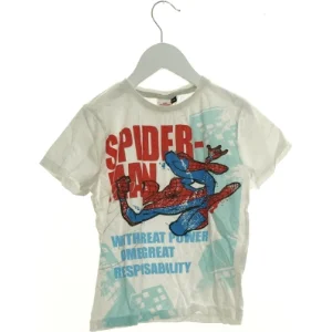 T-Shirt med spiderman motiv fra Marvel (str. 122 cm)