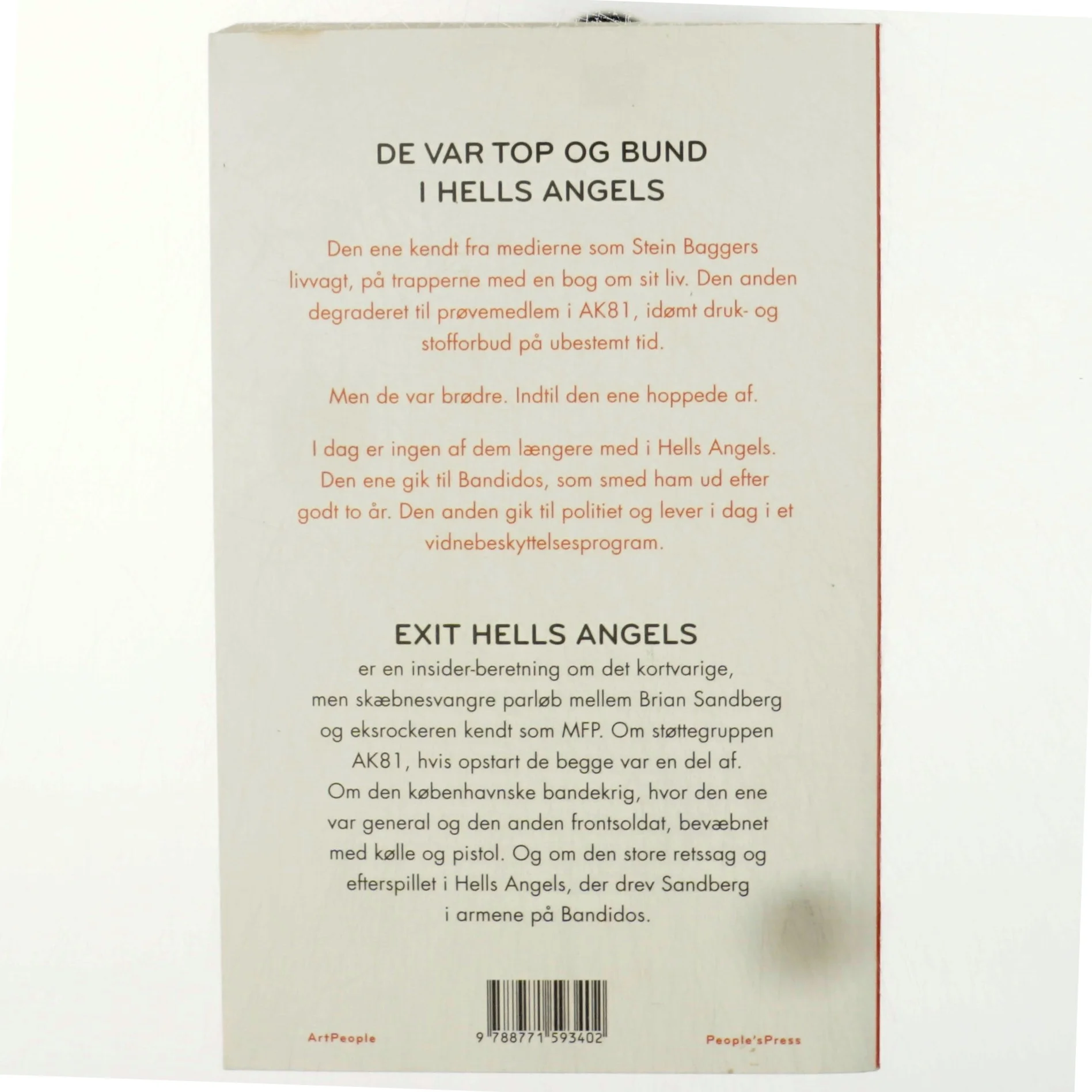 Exit Hells Angels af Søren Baastrup (Bog)