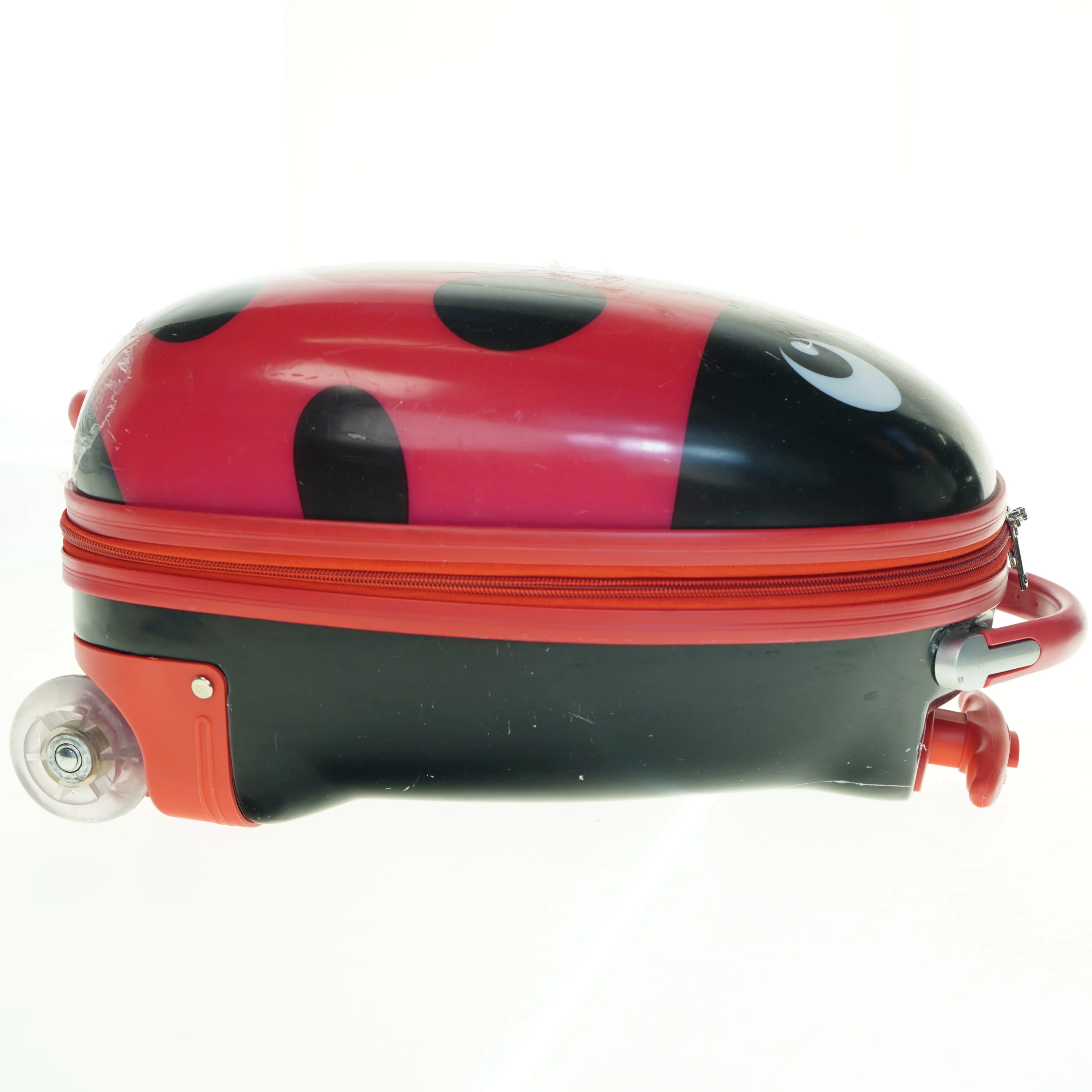 Børnekuffert med Mariehøne-design (str. 46 x 31 cm)