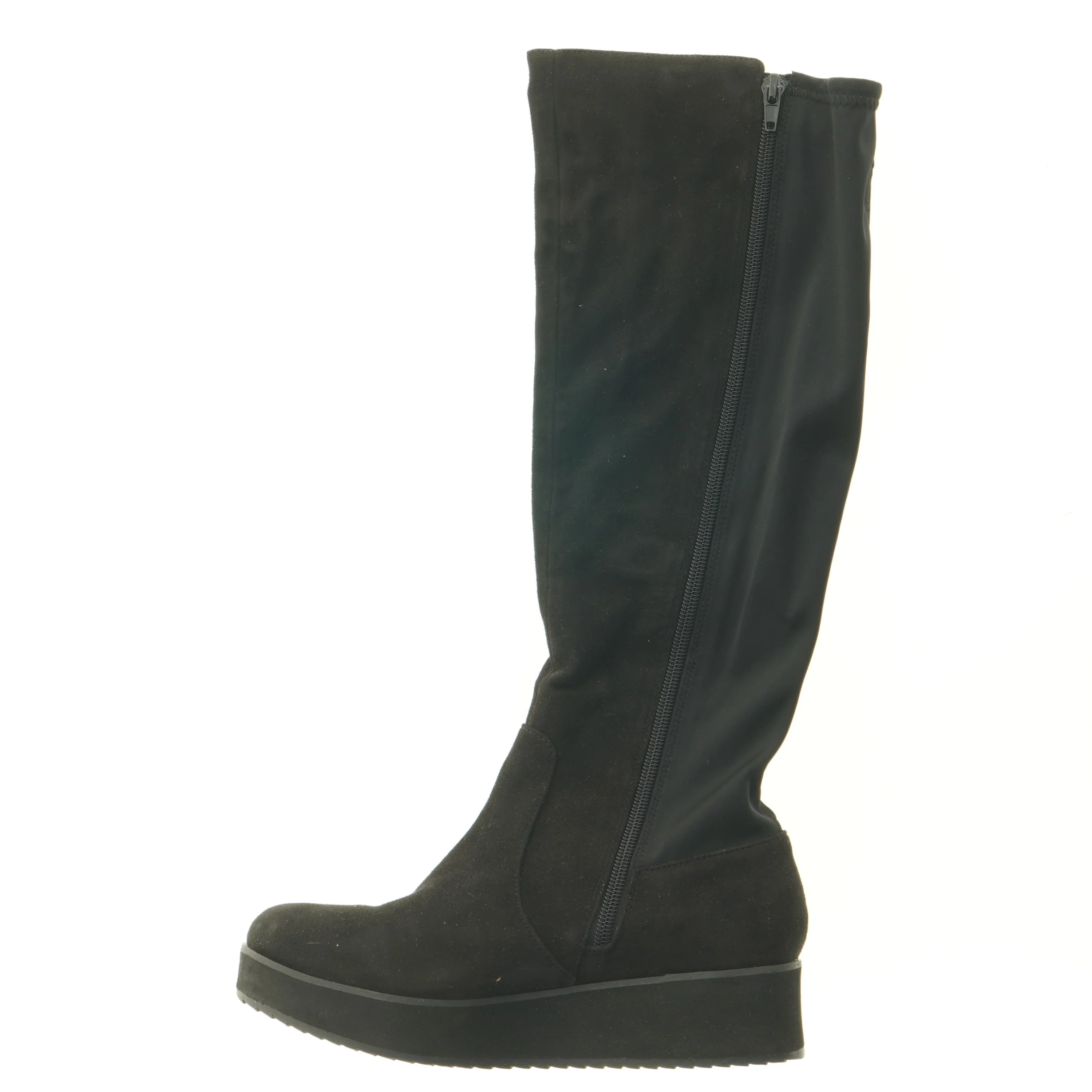 Sorte knæhøje støvler (str. 37)