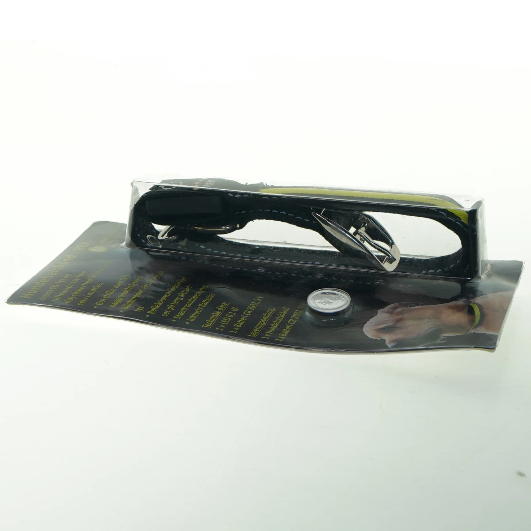 Reflekshalsbånd med LED-lys fra REX (str. 40-60x2,5 cm)