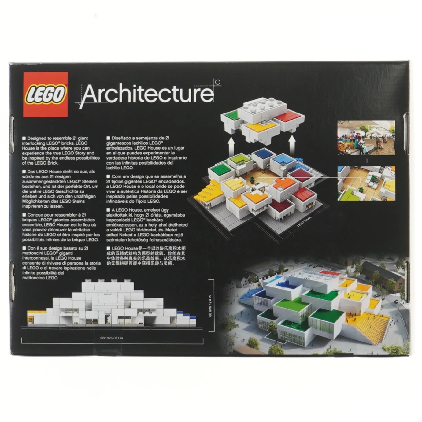 LEGO Arkitektur LEGO House fra Lego (str. 29x19 cm)