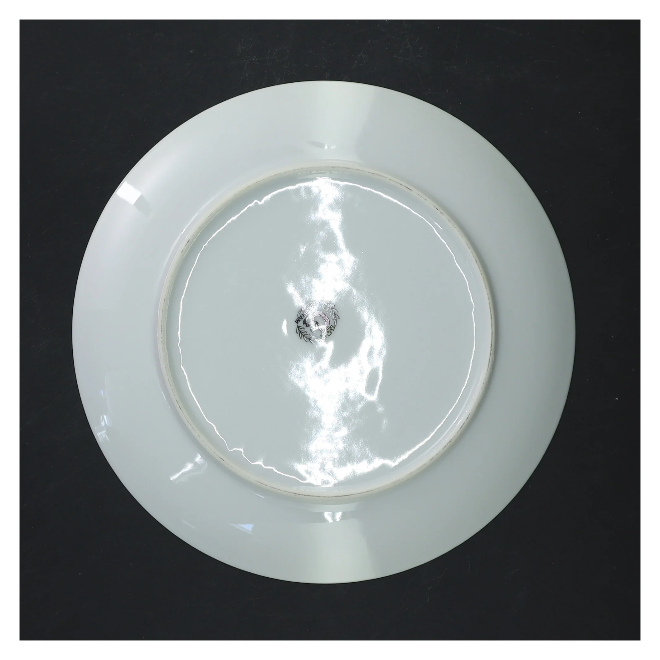 Fiskemønstrede tallerkener, 5 styk (str. 5 styk, ø 18,5 cm)