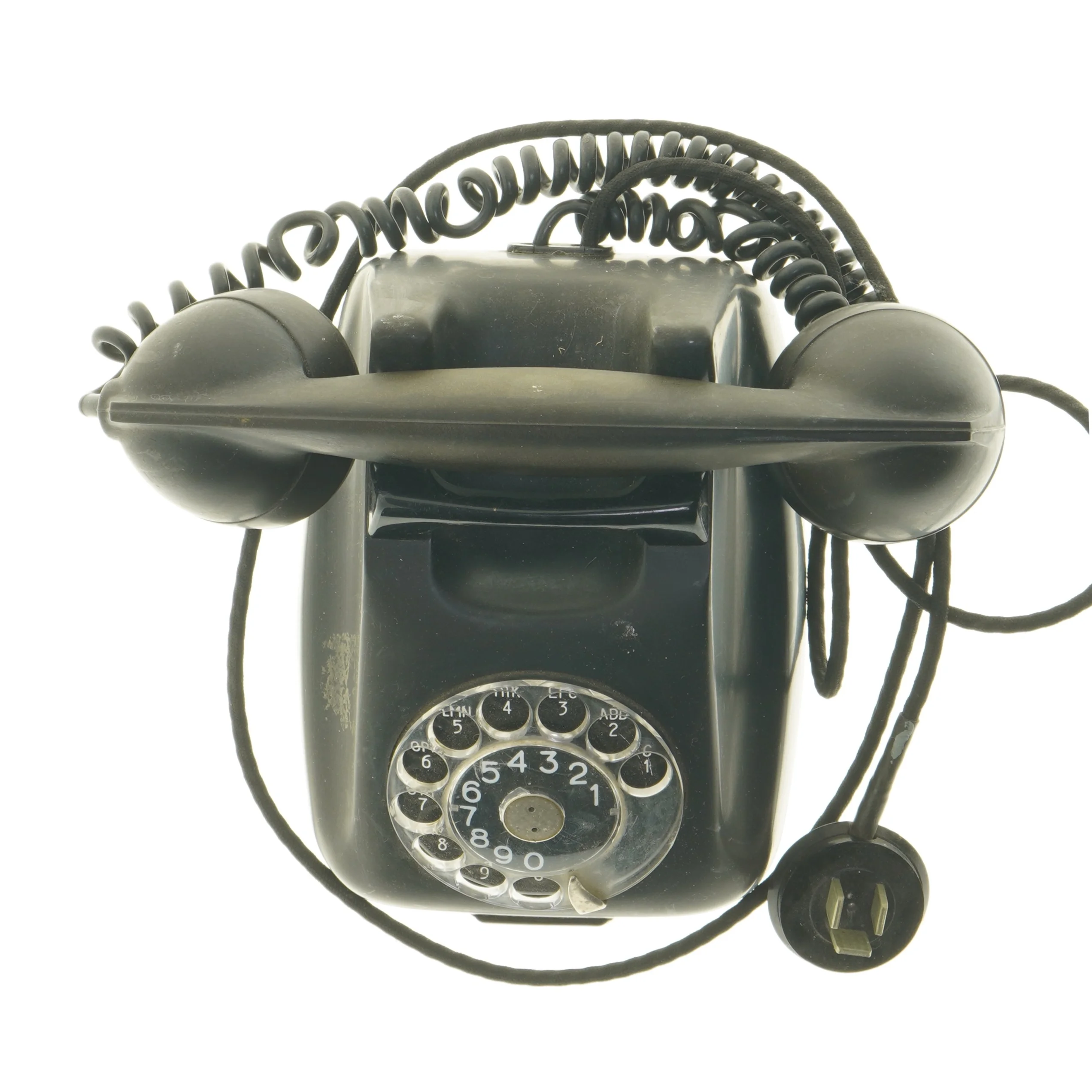 Retro drejeskivetelefon (str. 19,5x14,5 cm)