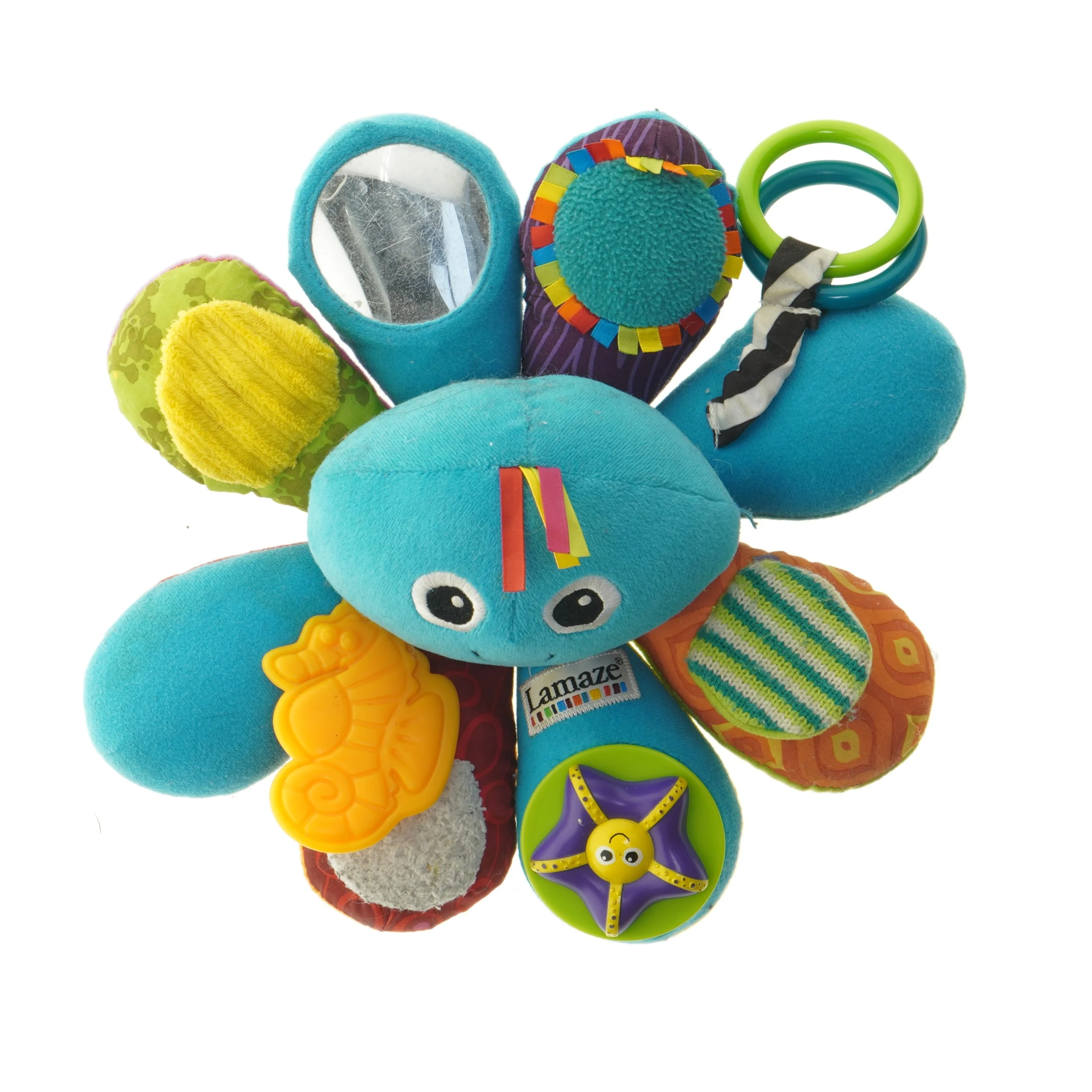 Blæksprutte aktivitetslegetøj til babyer fra Lamaze (str. 29 cm)