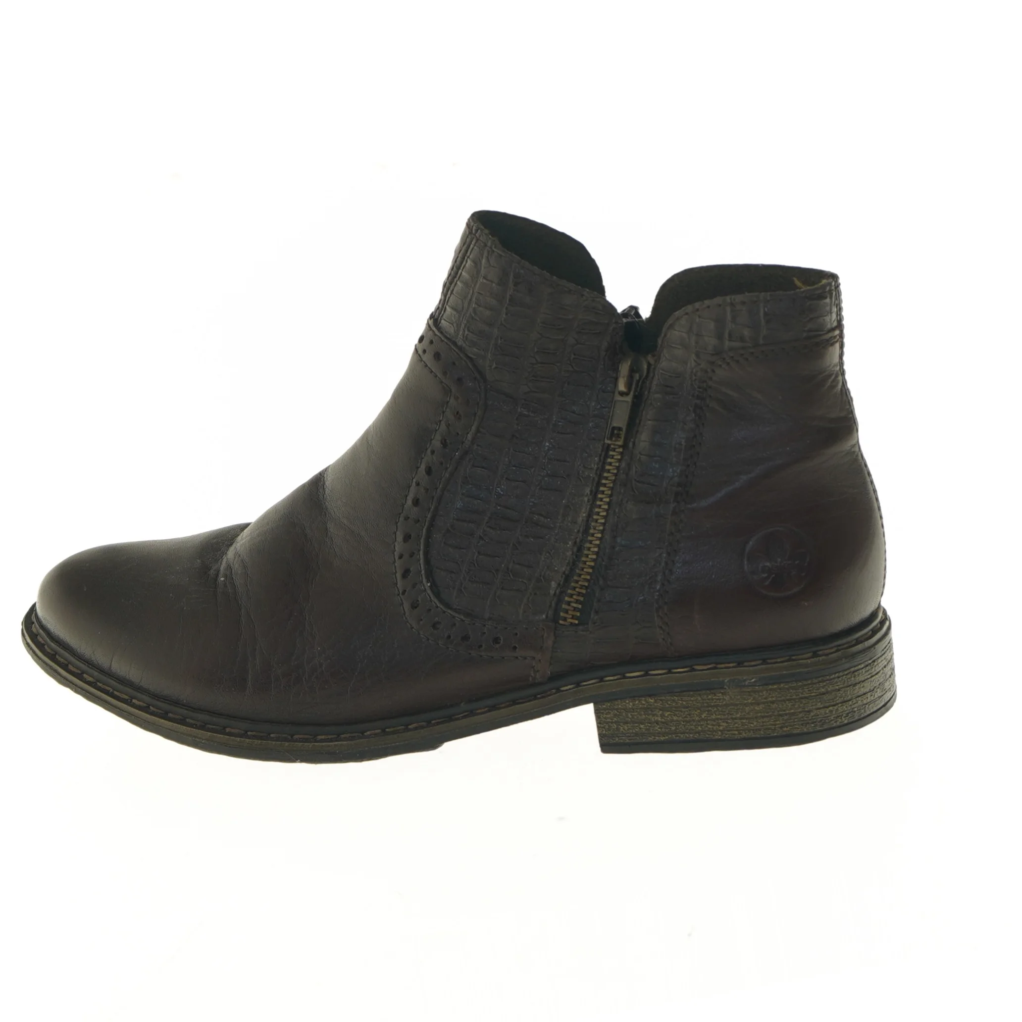 Læderstøvler størrelse 43 fra Rieker (str. 43 )