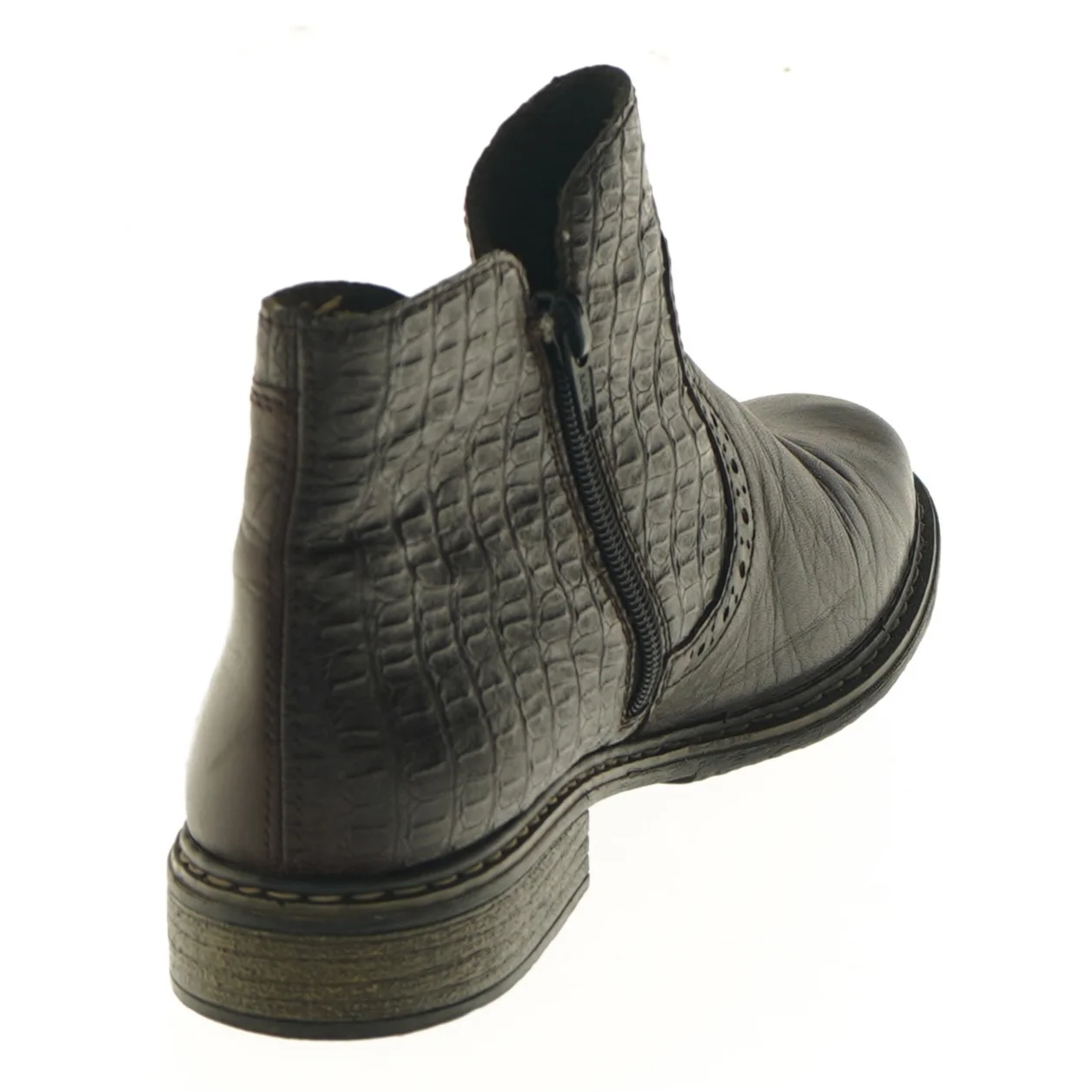 Læderstøvler størrelse 43 fra Rieker (str. 43 )