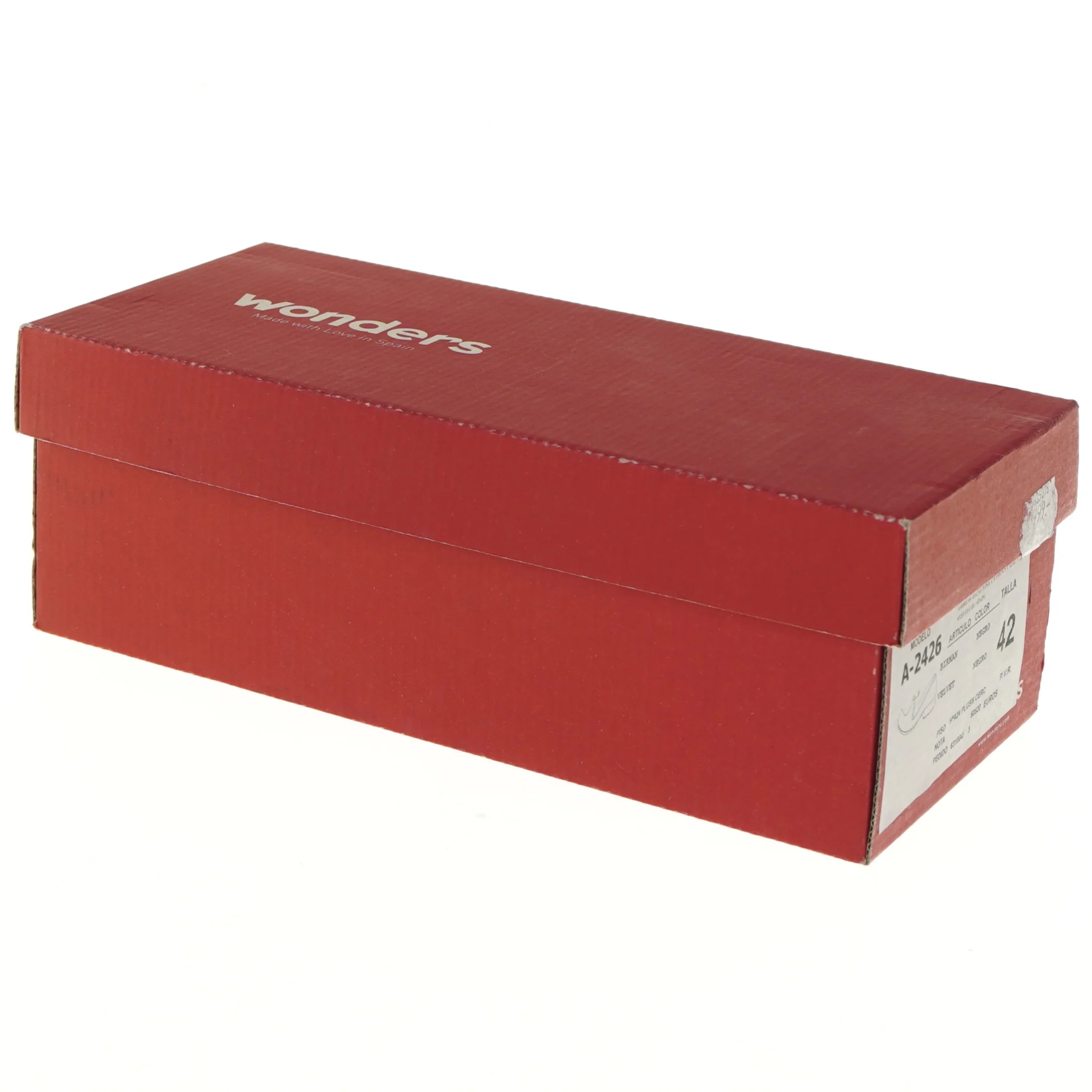 Sort slip-on sko str. 42 fra Wonders (str. 42 )