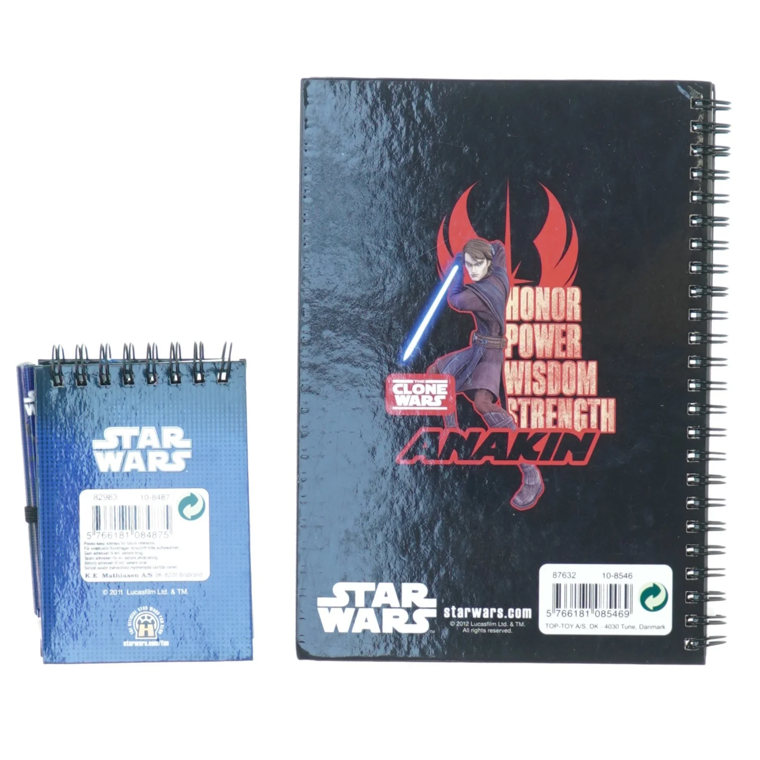 Notesblokke fra Star Wars (str. 21 x 16 cm og 12 x 8 cm)