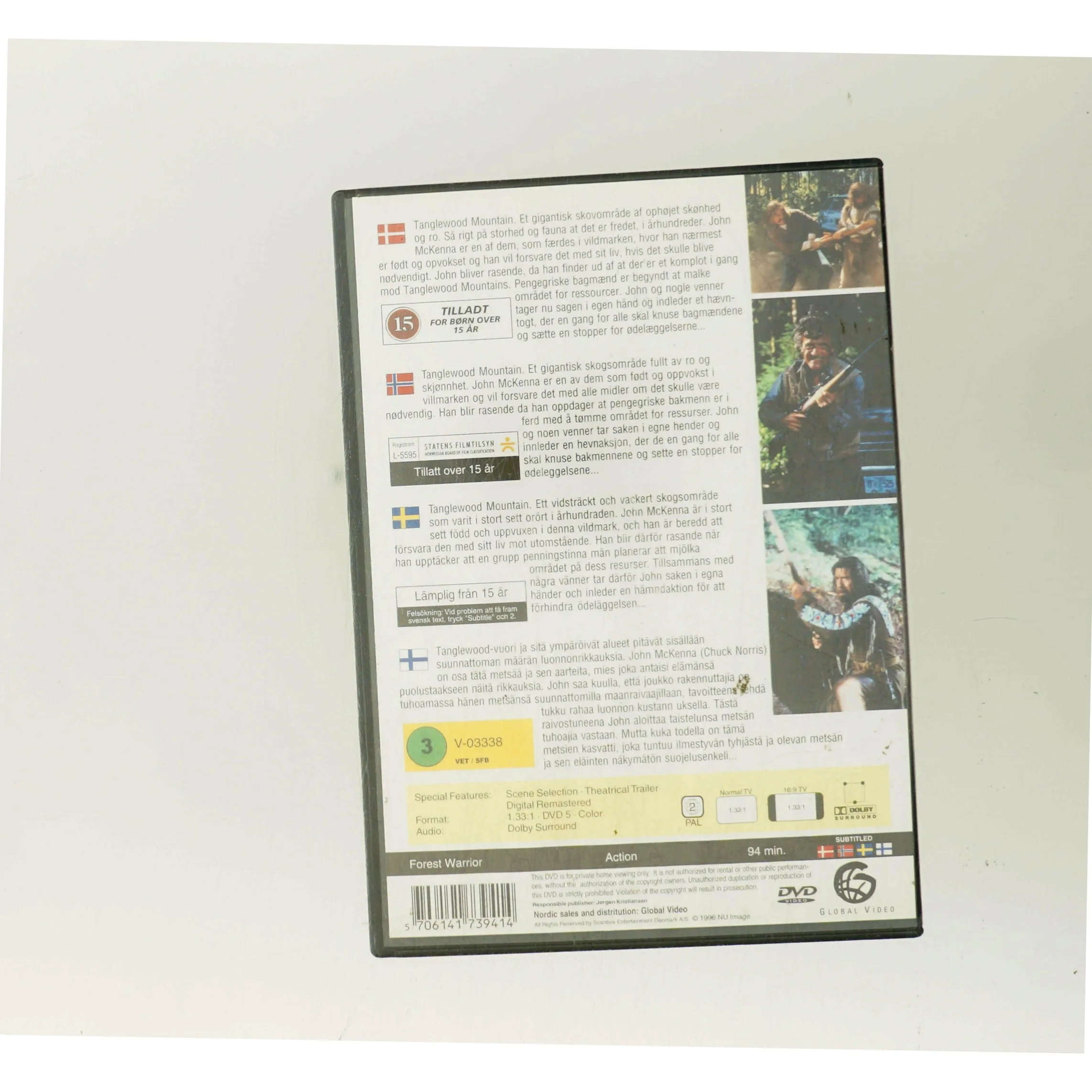 Forest Warrior med Chuck Norris (DVD)