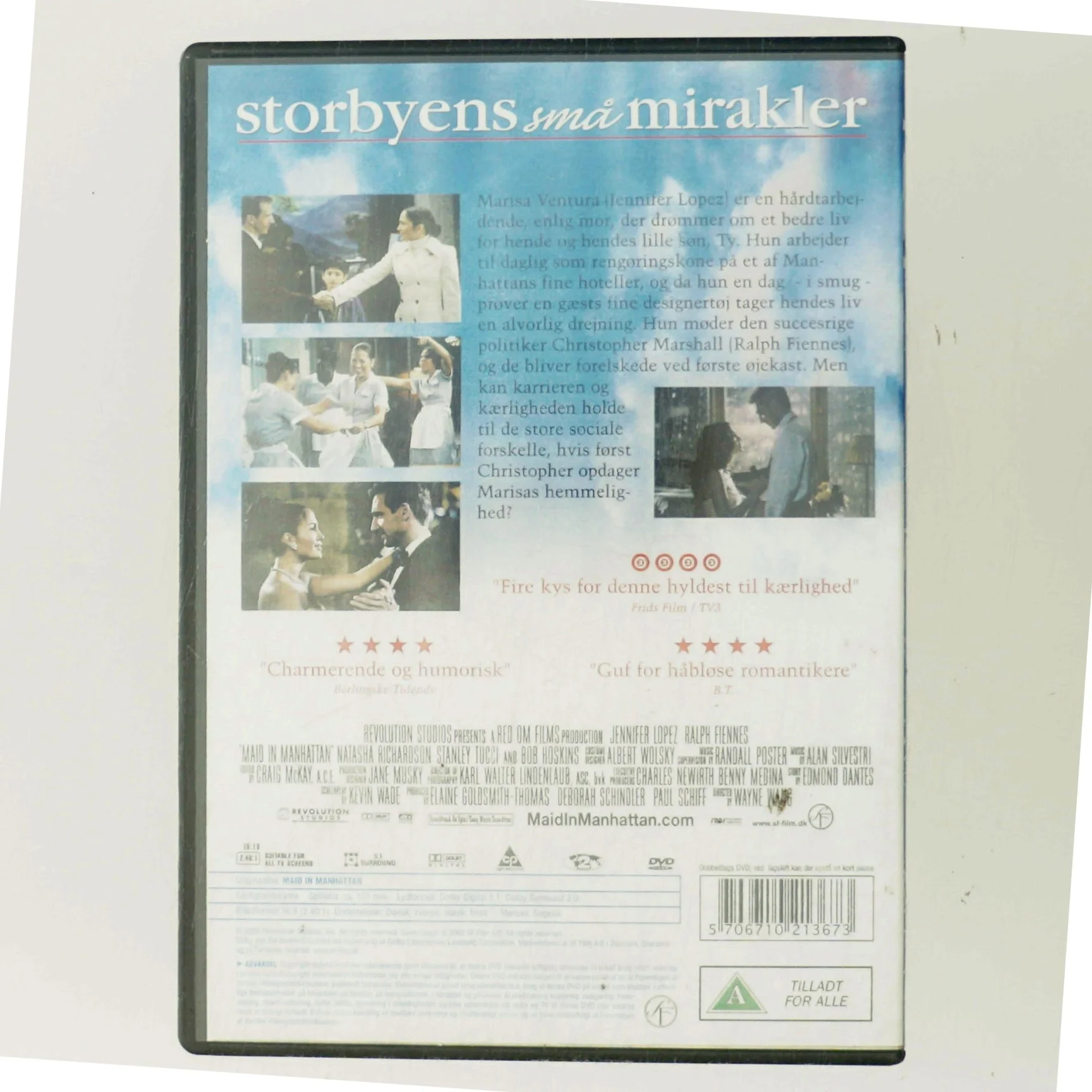 Storbyens små mirakler med Jennifer Lopez (DVD)