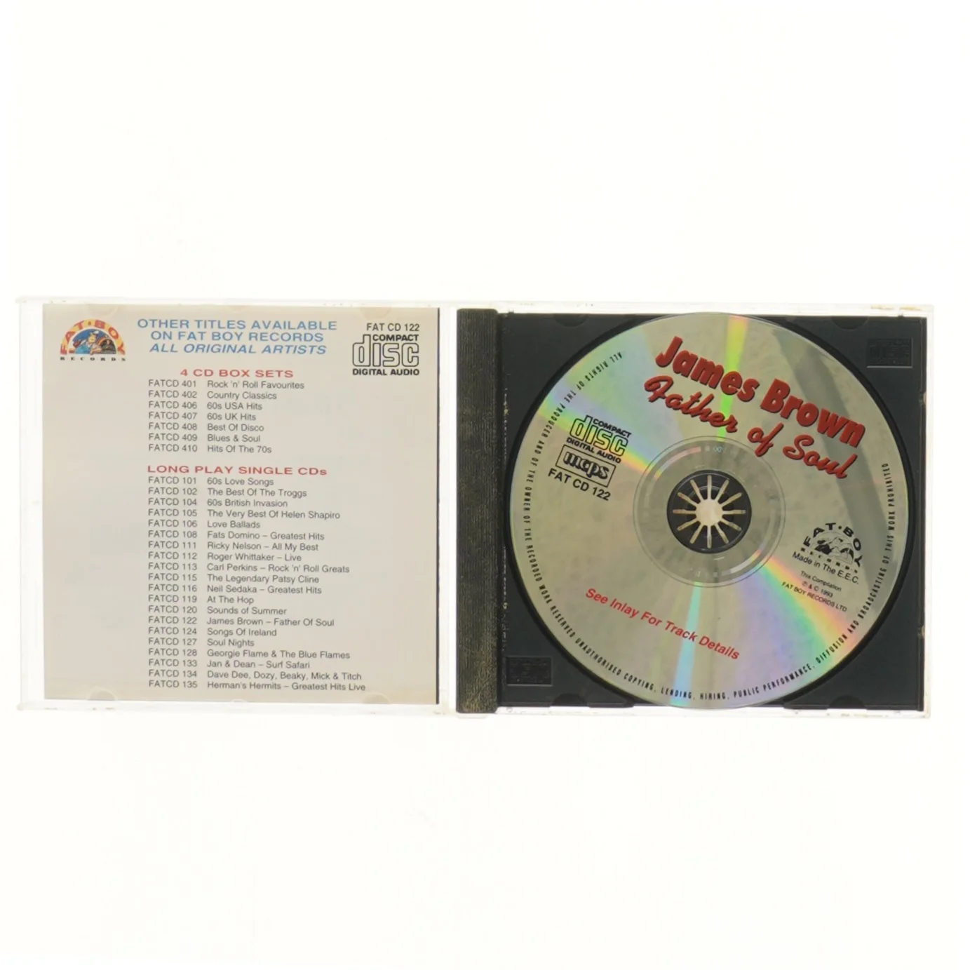 James Brown CD - Father of Soul (str. 12,5x14 cm)