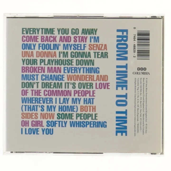 Paul Young CD: From Time to Time, The Singles Collection fra Columbia