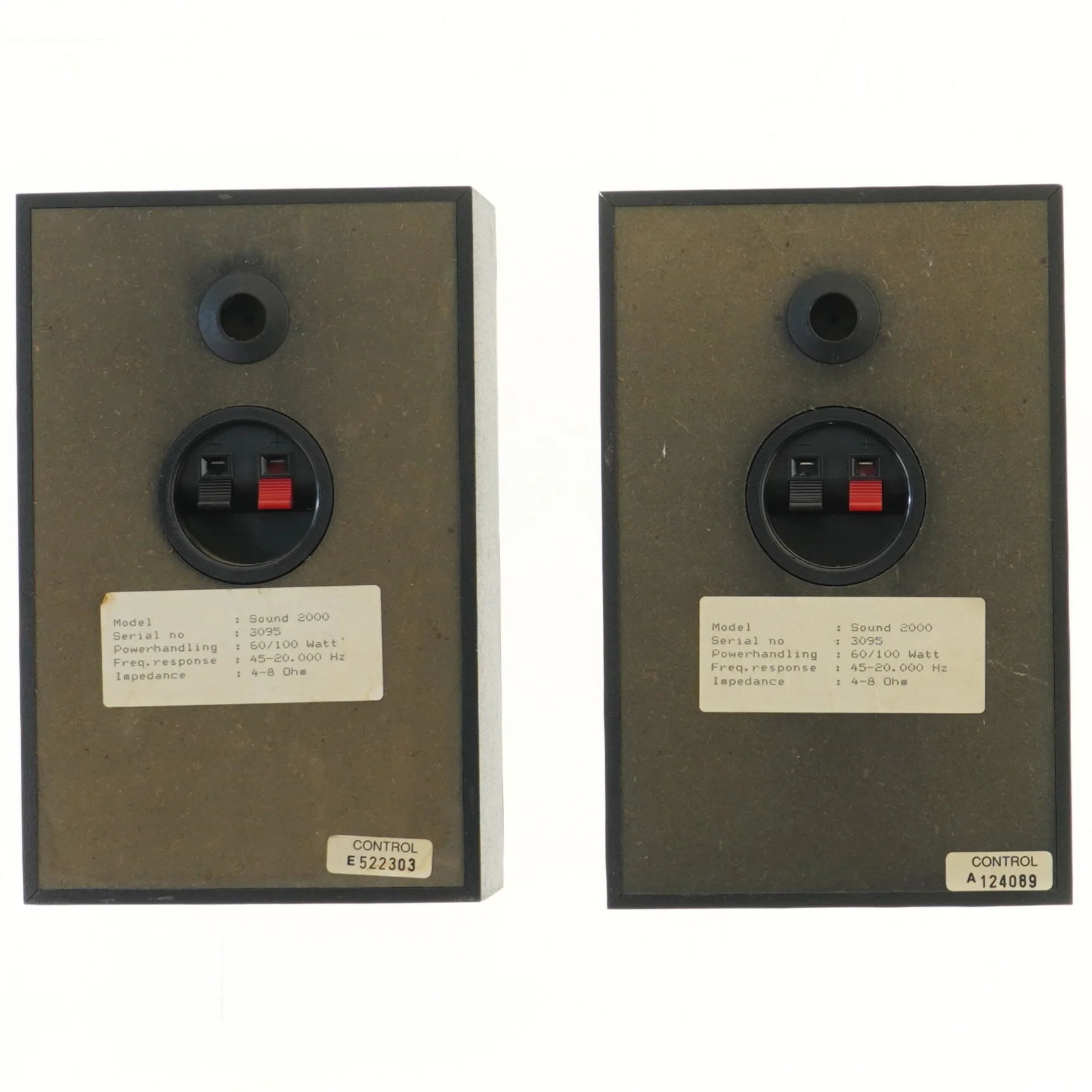 Sound 2000 højttalere (str. 22,5x14,5 cm)