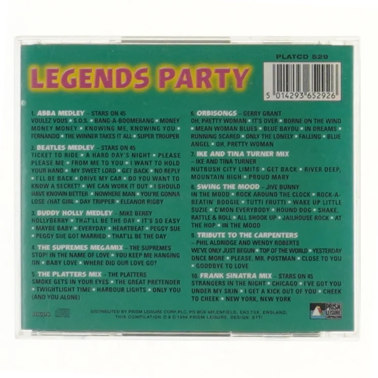 Party Party Legends CD