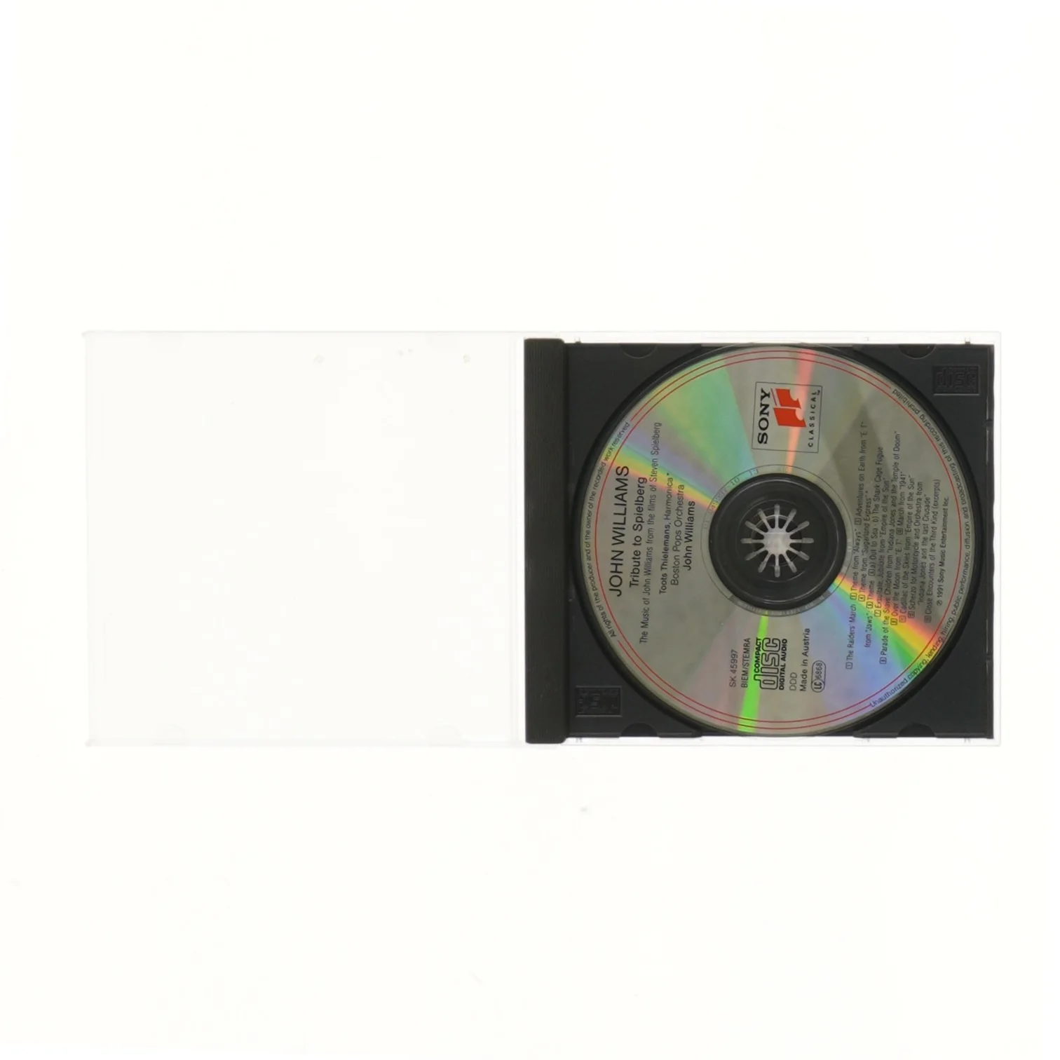 CD: Tribute to Spielberg - John Williams (str. 12,5x14 cm)