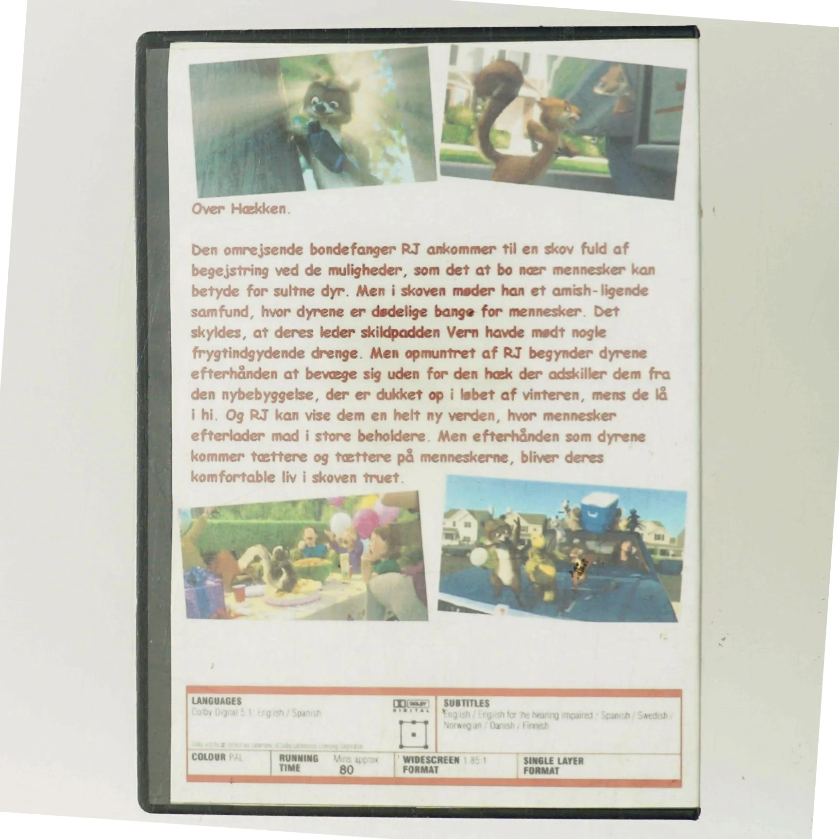 Over the Hedge med Bruce Willis (DVD)