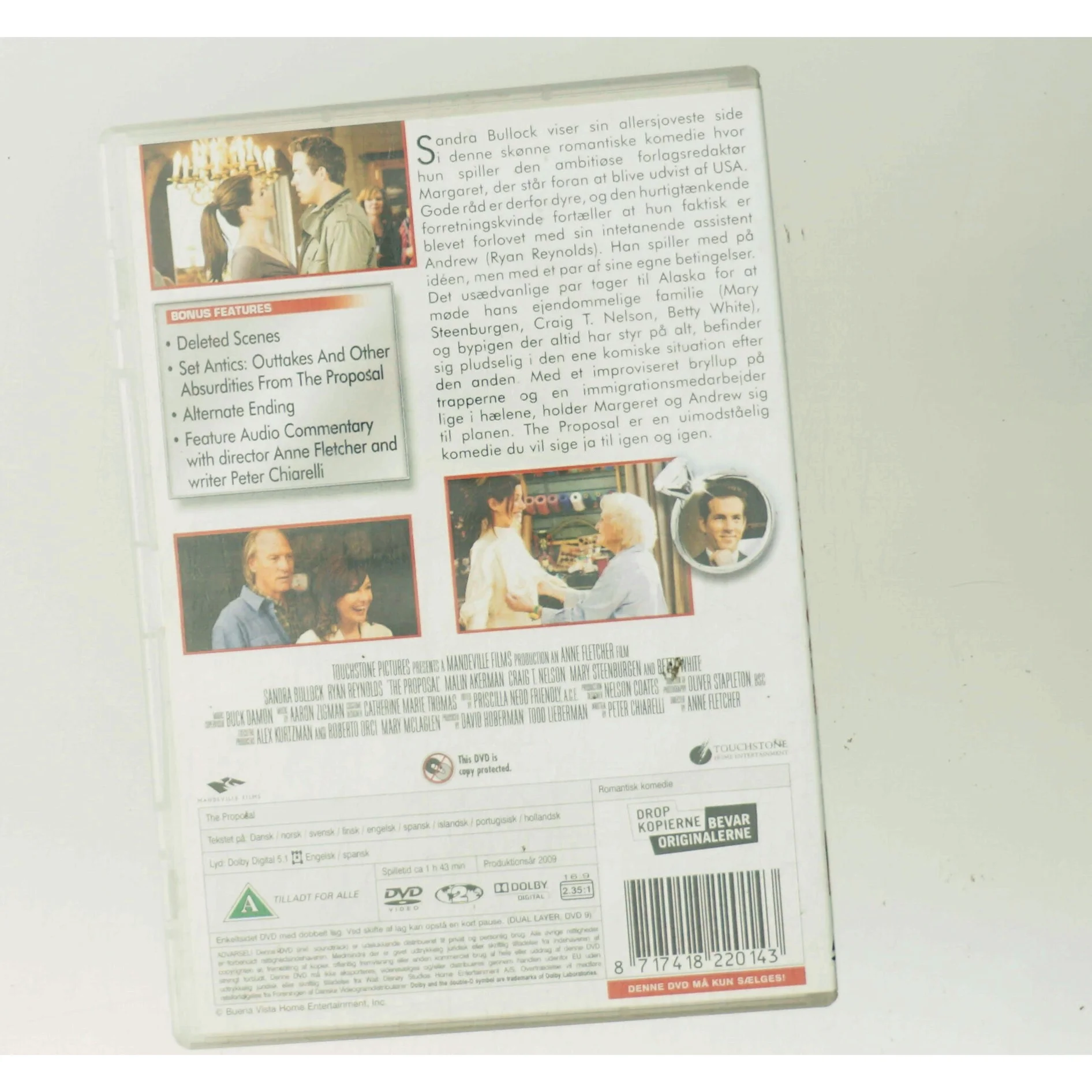 The Proposal med Sandra Bullock (DVD)