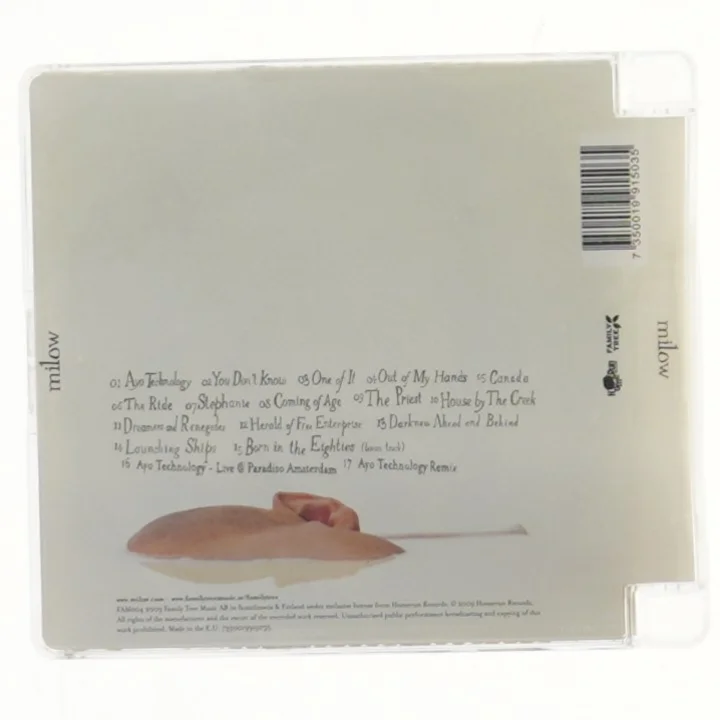 Milow album CD fra Milow