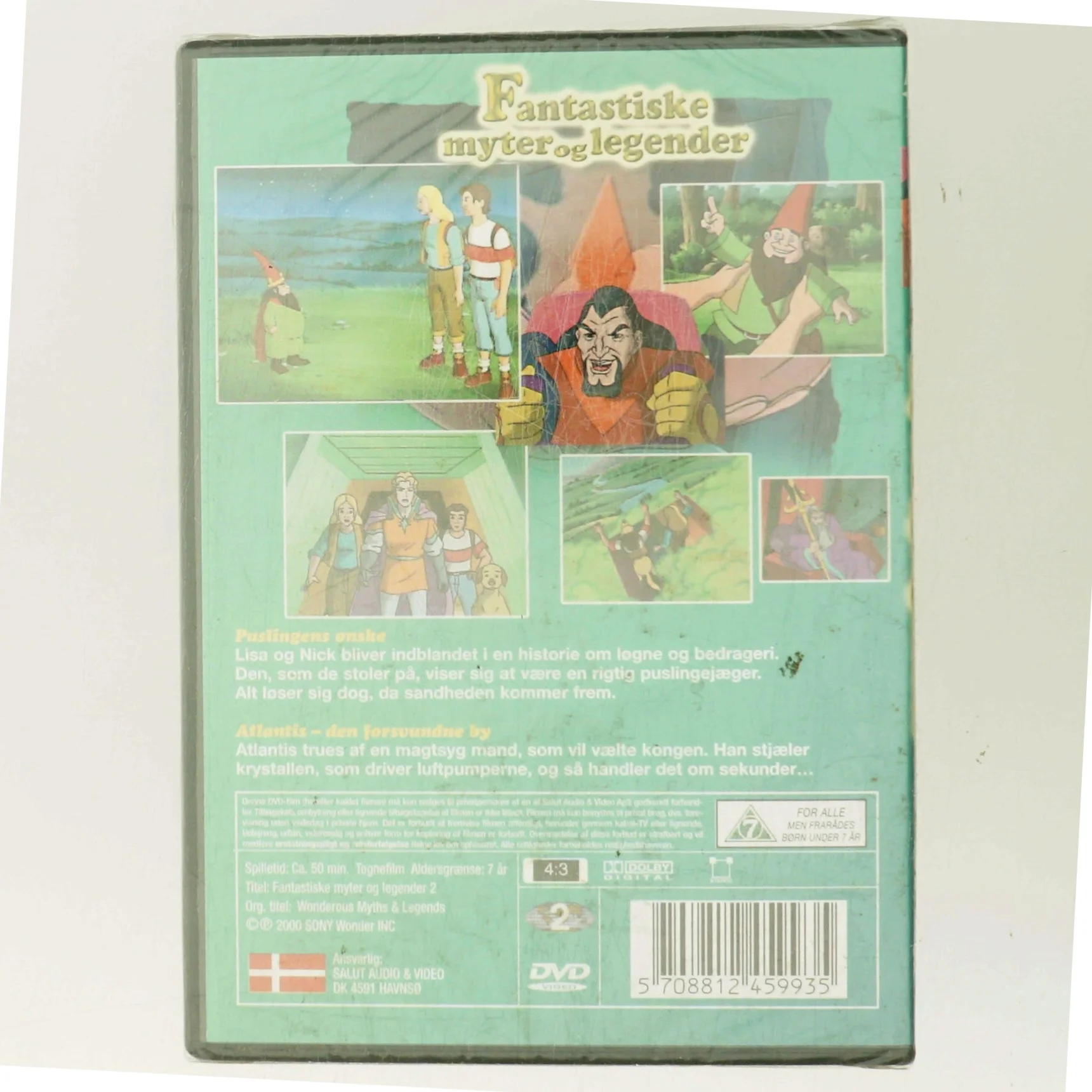 Fantastiske myter og legender: Puslingens ønske & Atlantis – den forsvundne by (DVD)