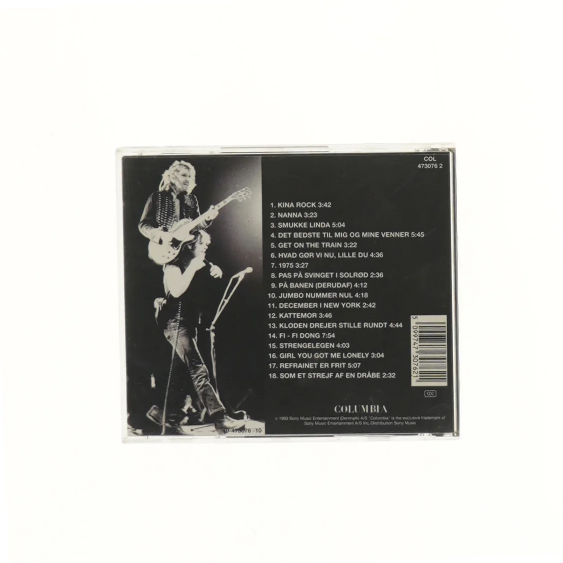 CD Gasolin' Live Derudaf Forever fra Columbia (str. 12,5x14 cm)
