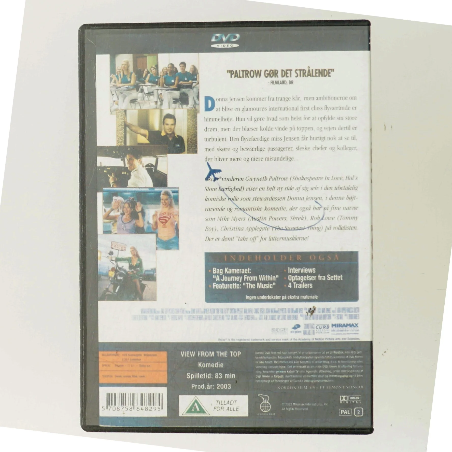 View from the Top med Gwyneth Paltrow (DVD)