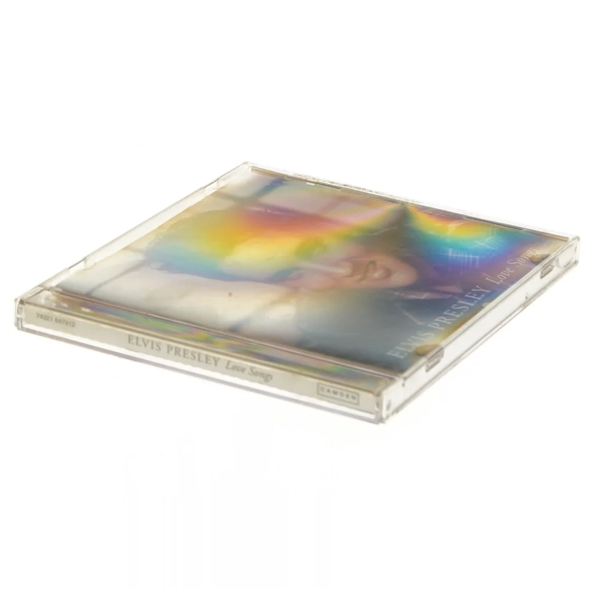 Elvis Presley CD: Love Songs fra Camden (str. 12,5x14 cm)