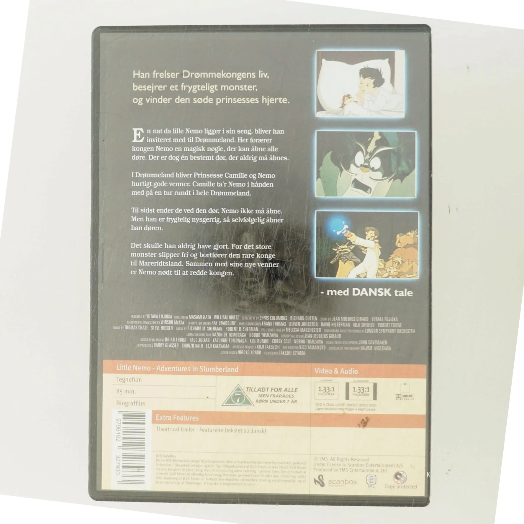 Lille Nemo: Oplevelser i Drømmeland (DVD)