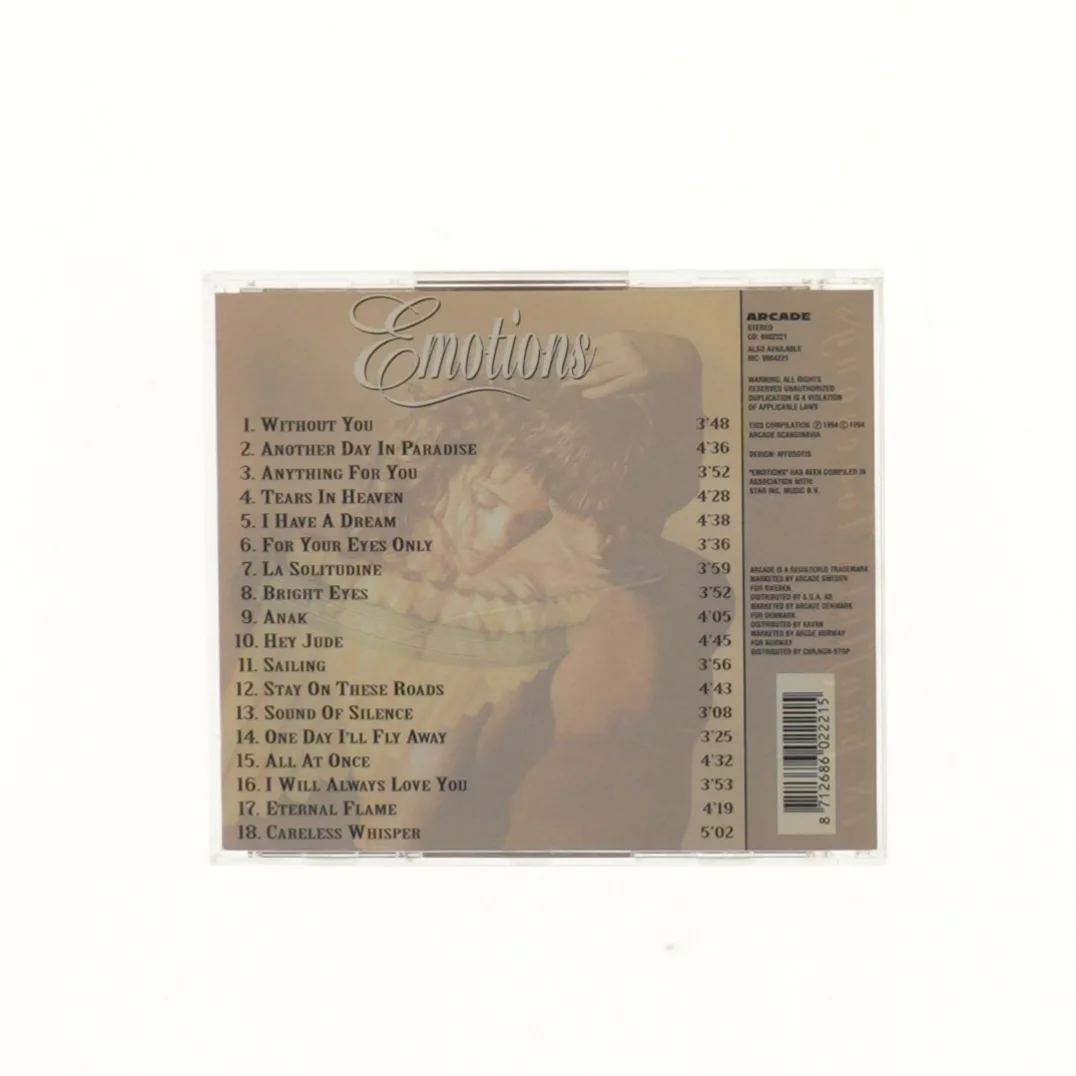 Emotions CD Album (str. 12,5x14 cm)