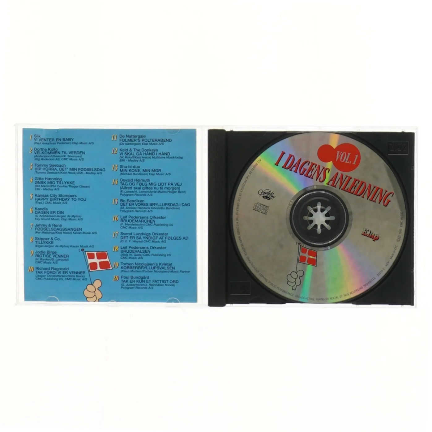 CD I Dagens Anledning Vol. 1 (str. 12,5x14 cm)