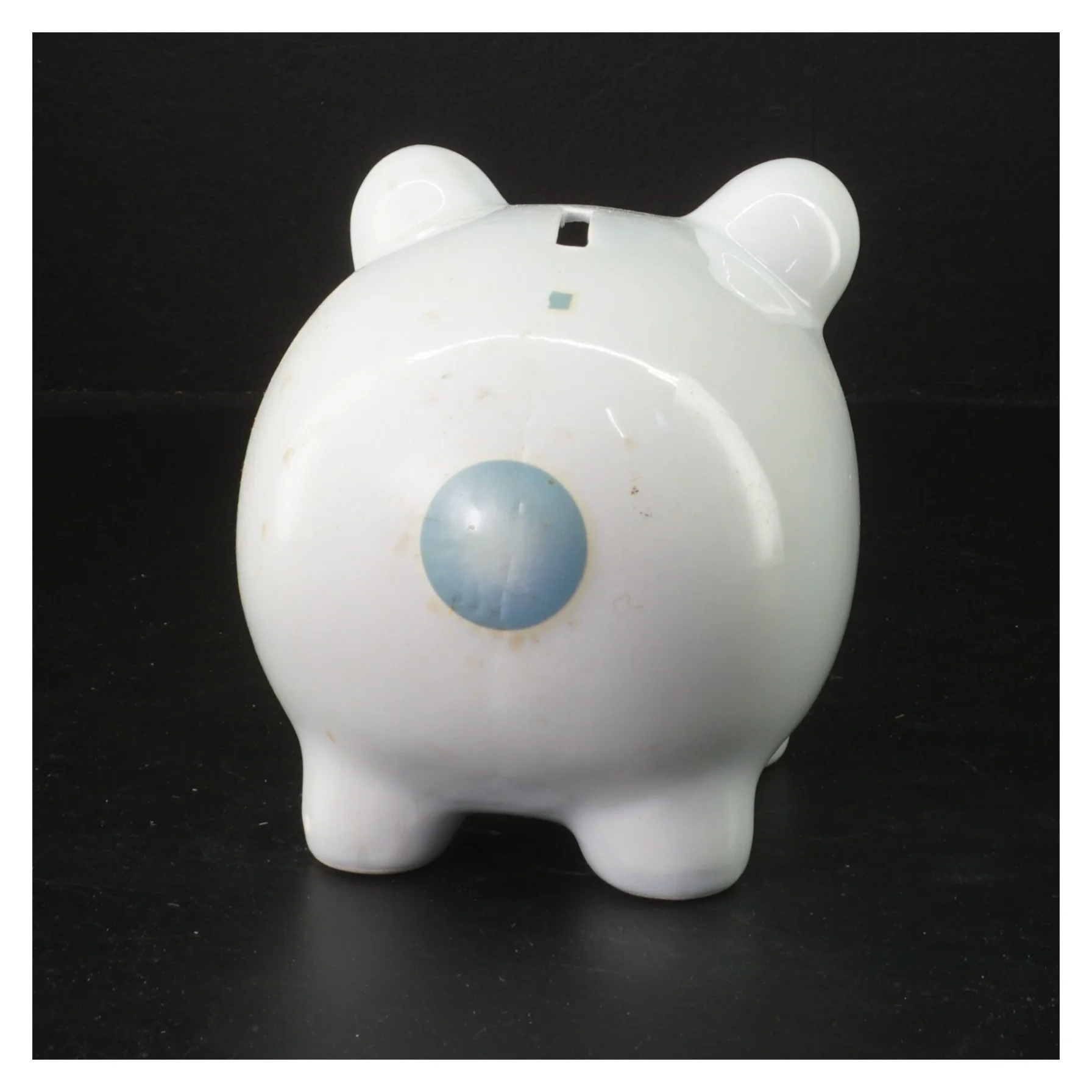 Keramisk sparegris (str. 15x12x11 cm)