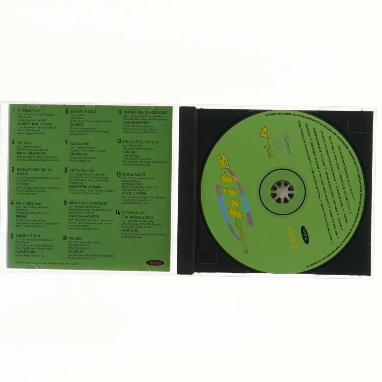 Mr Music Hits CD vol. 4, 2001