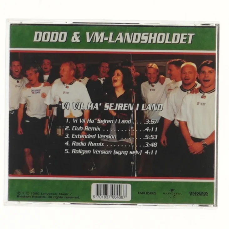 CD: Dodo og VM-Landsholdet - Vi Vil Ha' Sejren I Land